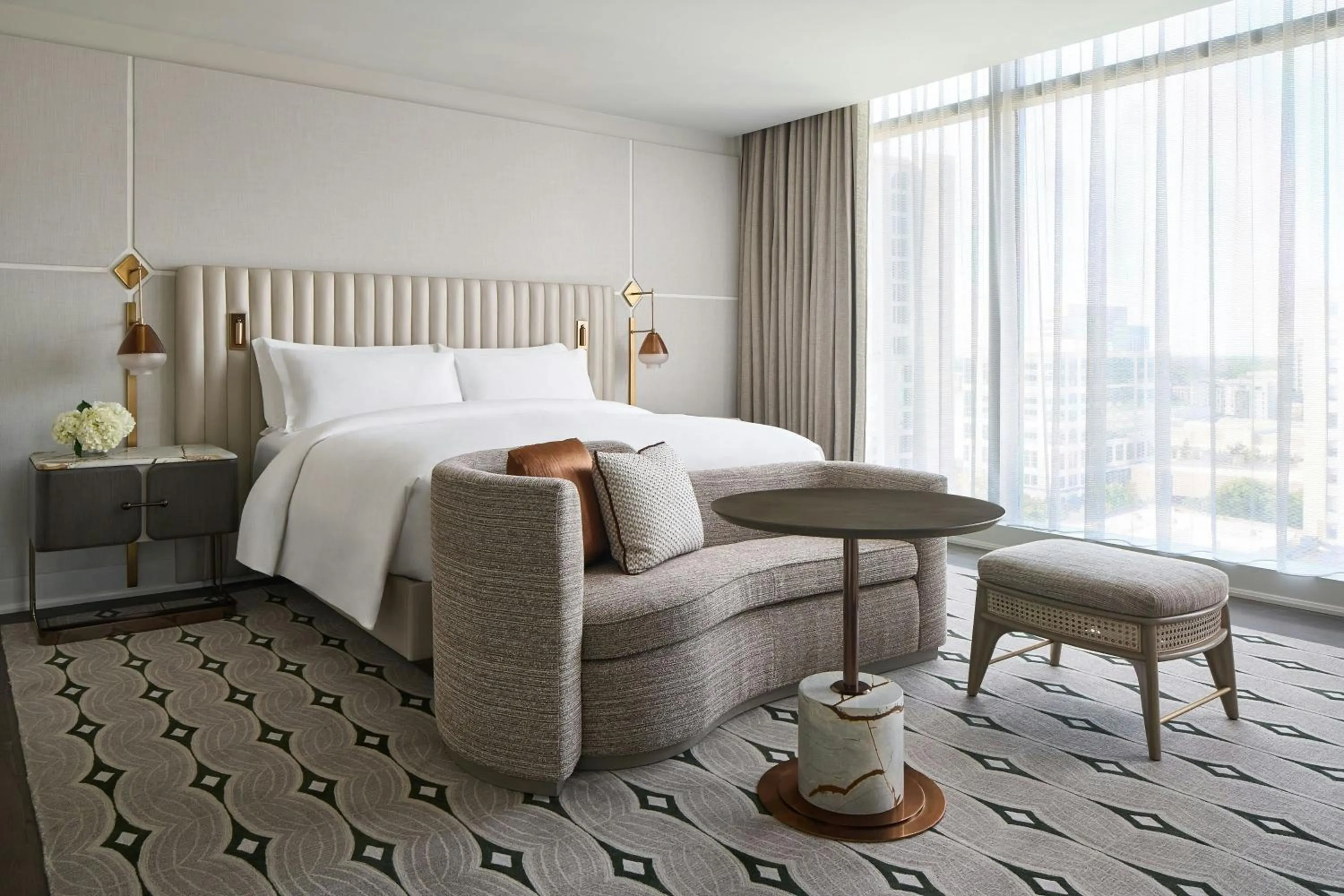 Bedroom, Bed in The Ritz-Carlton, Charlotte