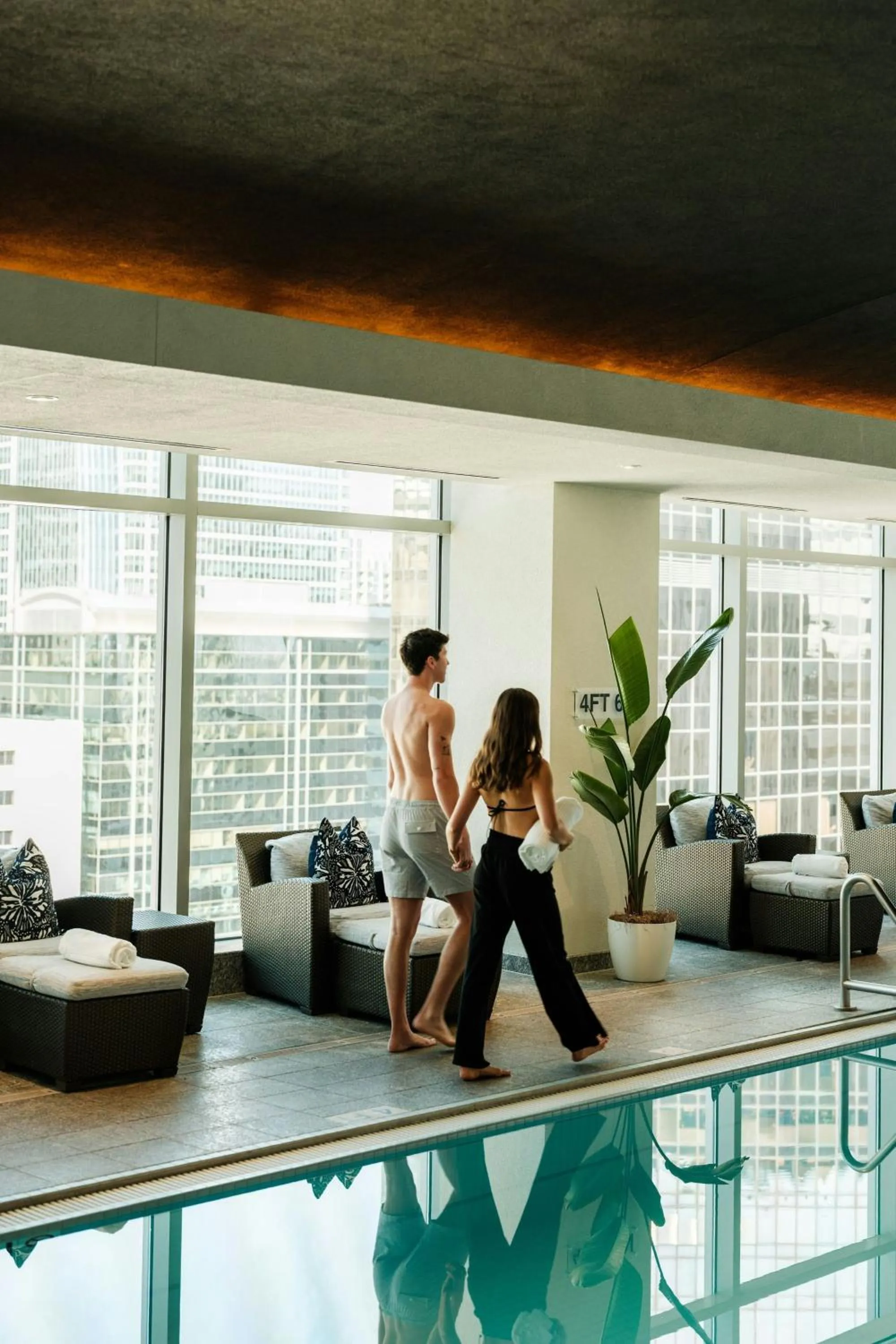 Swimming pool in The Ritz-Carlton, Charlotte