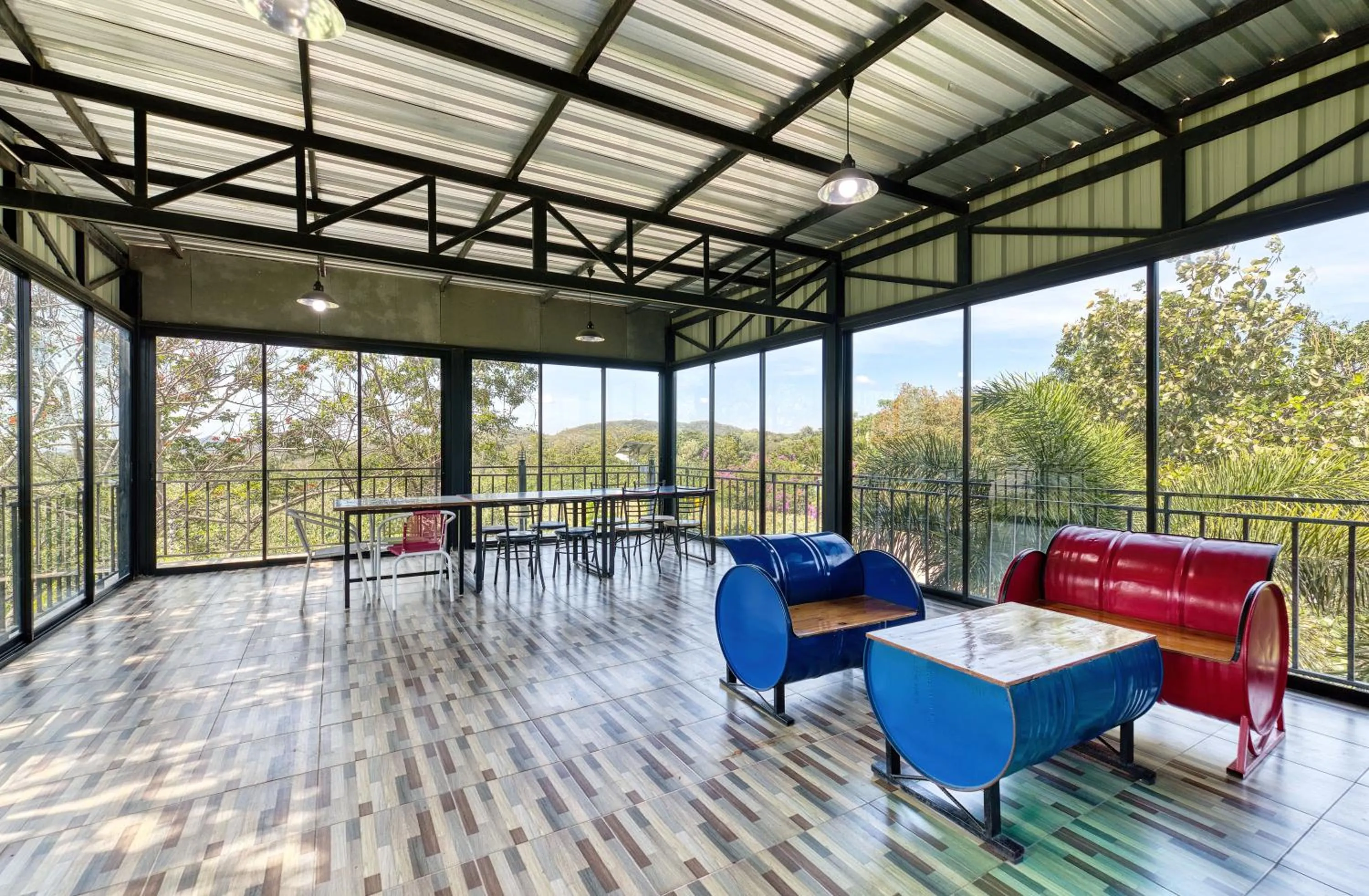 Seating area in Chill at Hill