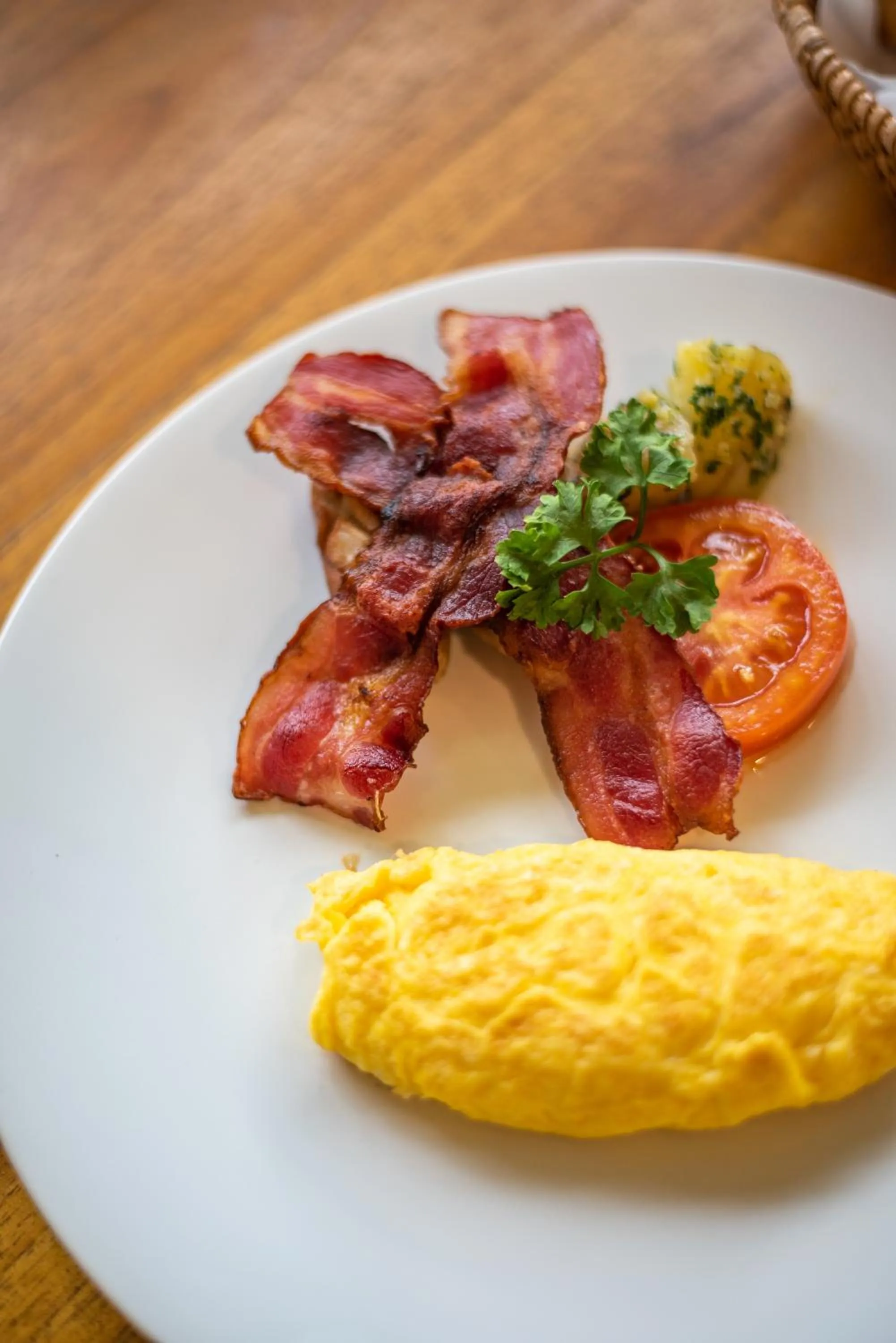 American breakfast in Swahita Ubud