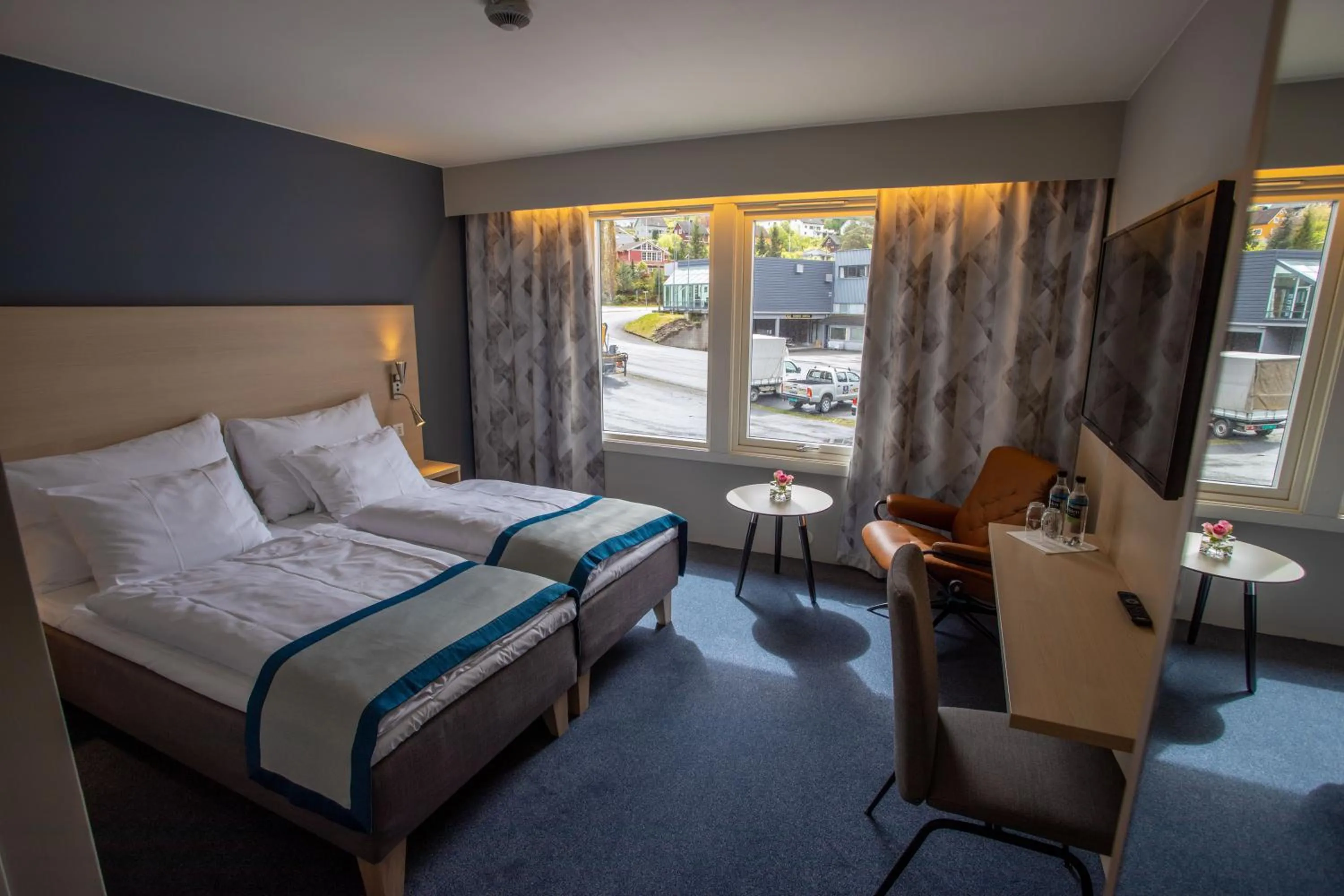 TV and multimedia, Bed in Stryn Hotel