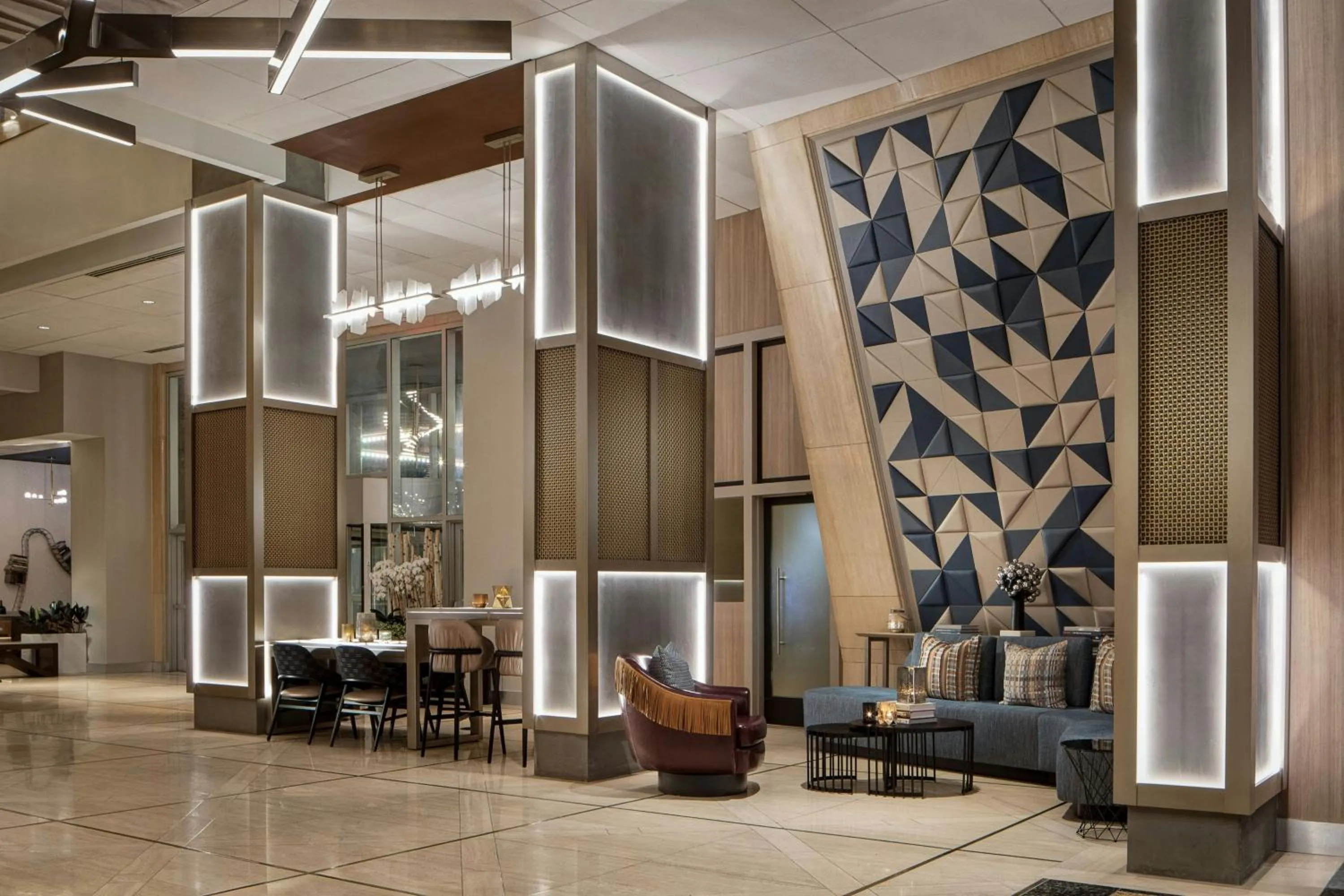 Lobby or reception in Renaissance Dallas Hotel