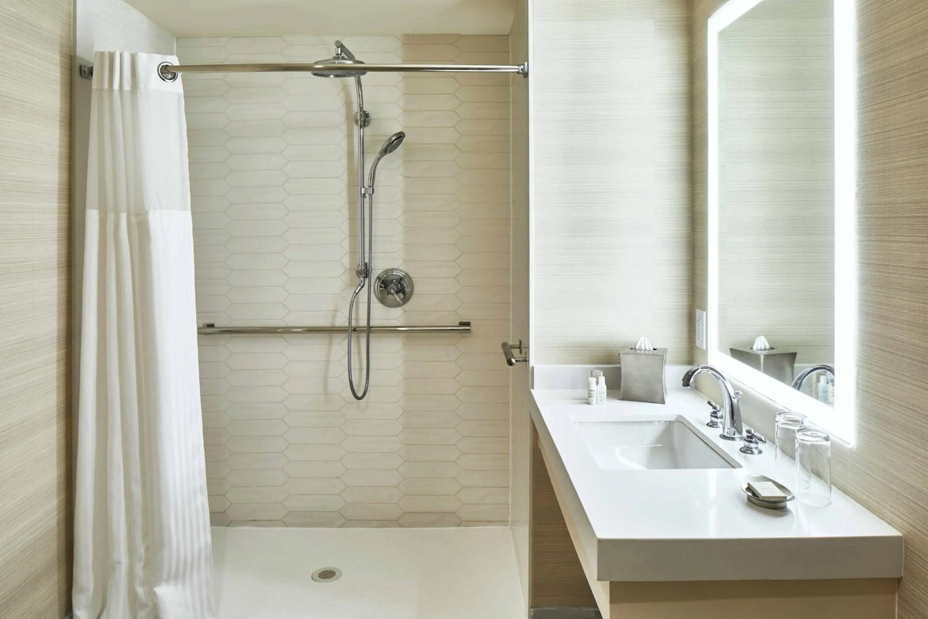 Bathroom in Renaissance Dallas Hotel