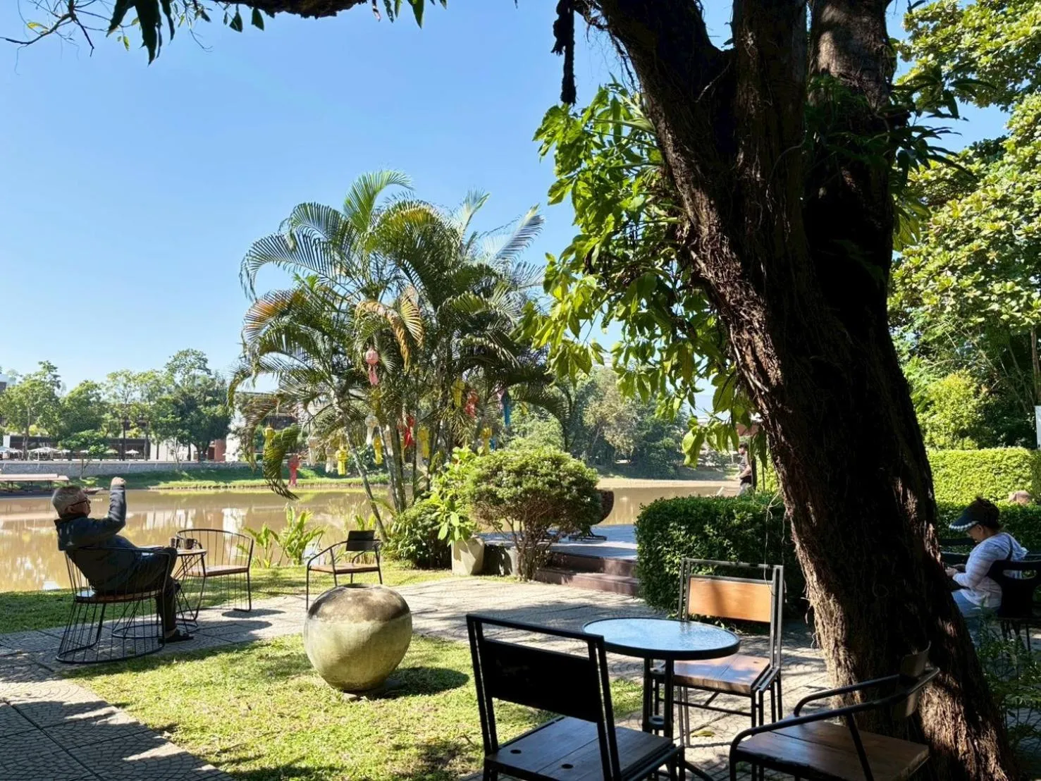 River view in i-river chiangmai