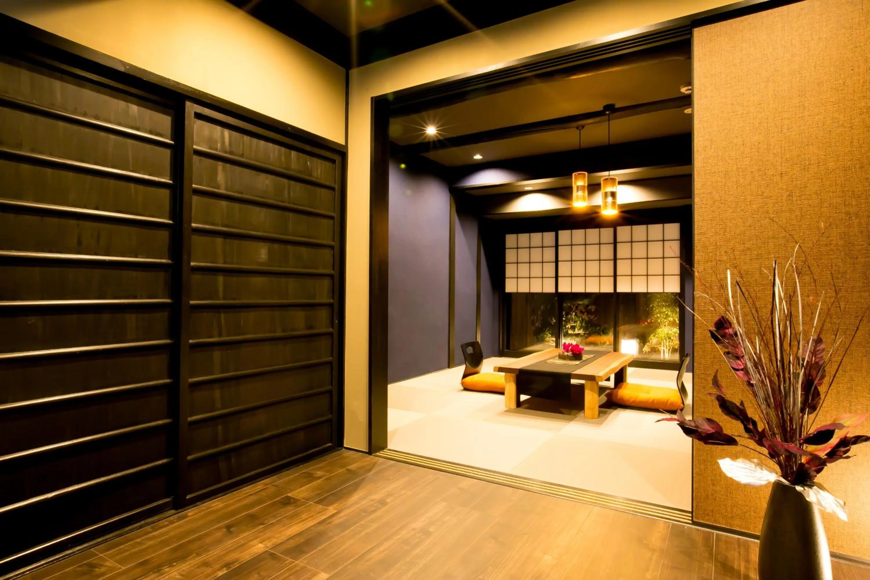 Living room in Hosta Umekoji Akari