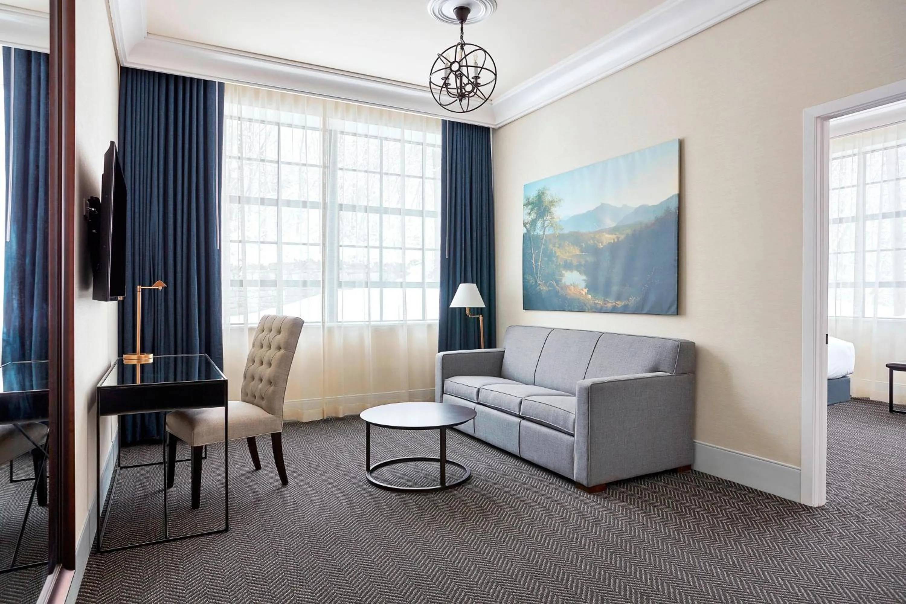 Living room in The Wick, Hudson, a Tribute Portfolio Hotel