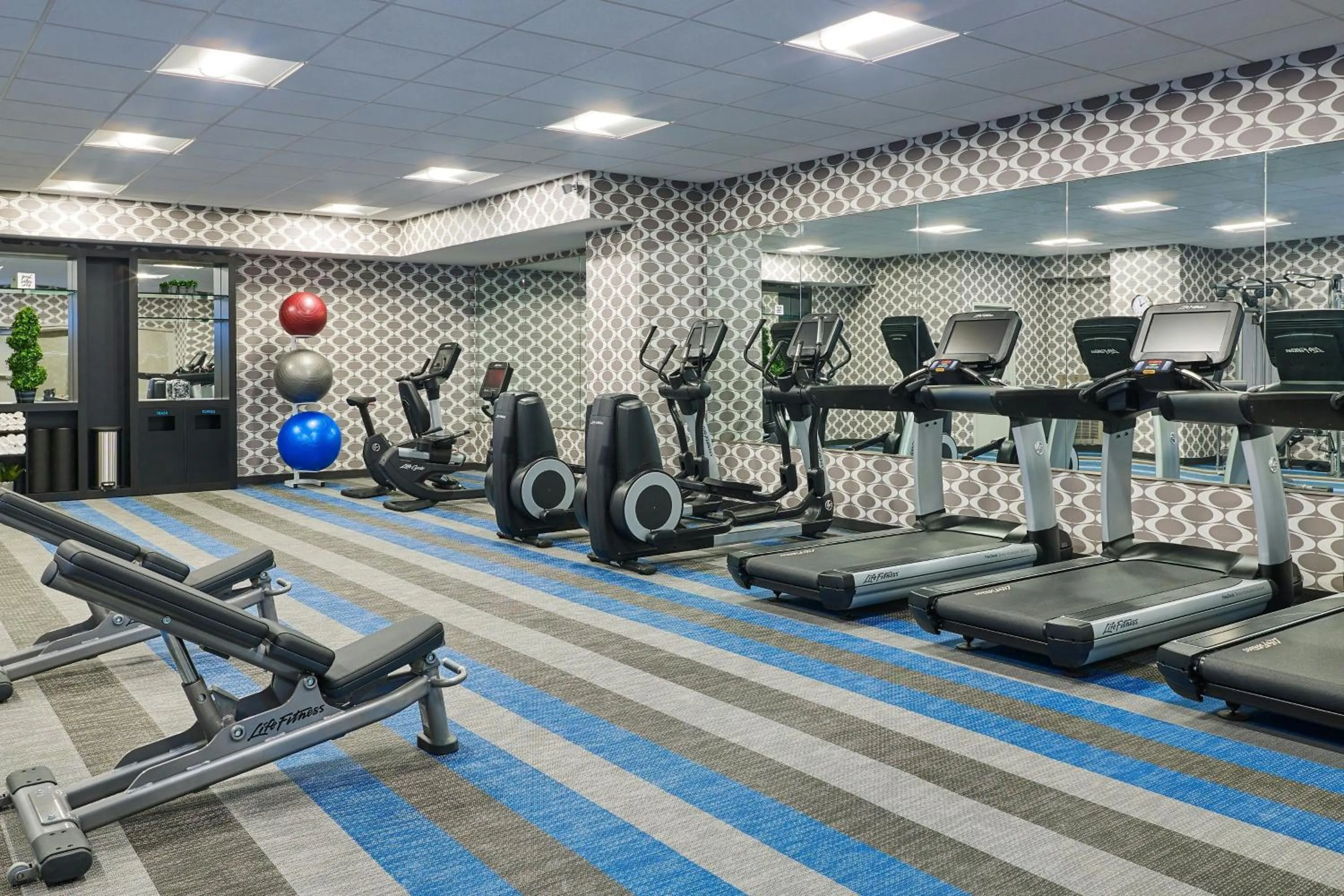 Fitness centre/facilities in Aloft South Bend