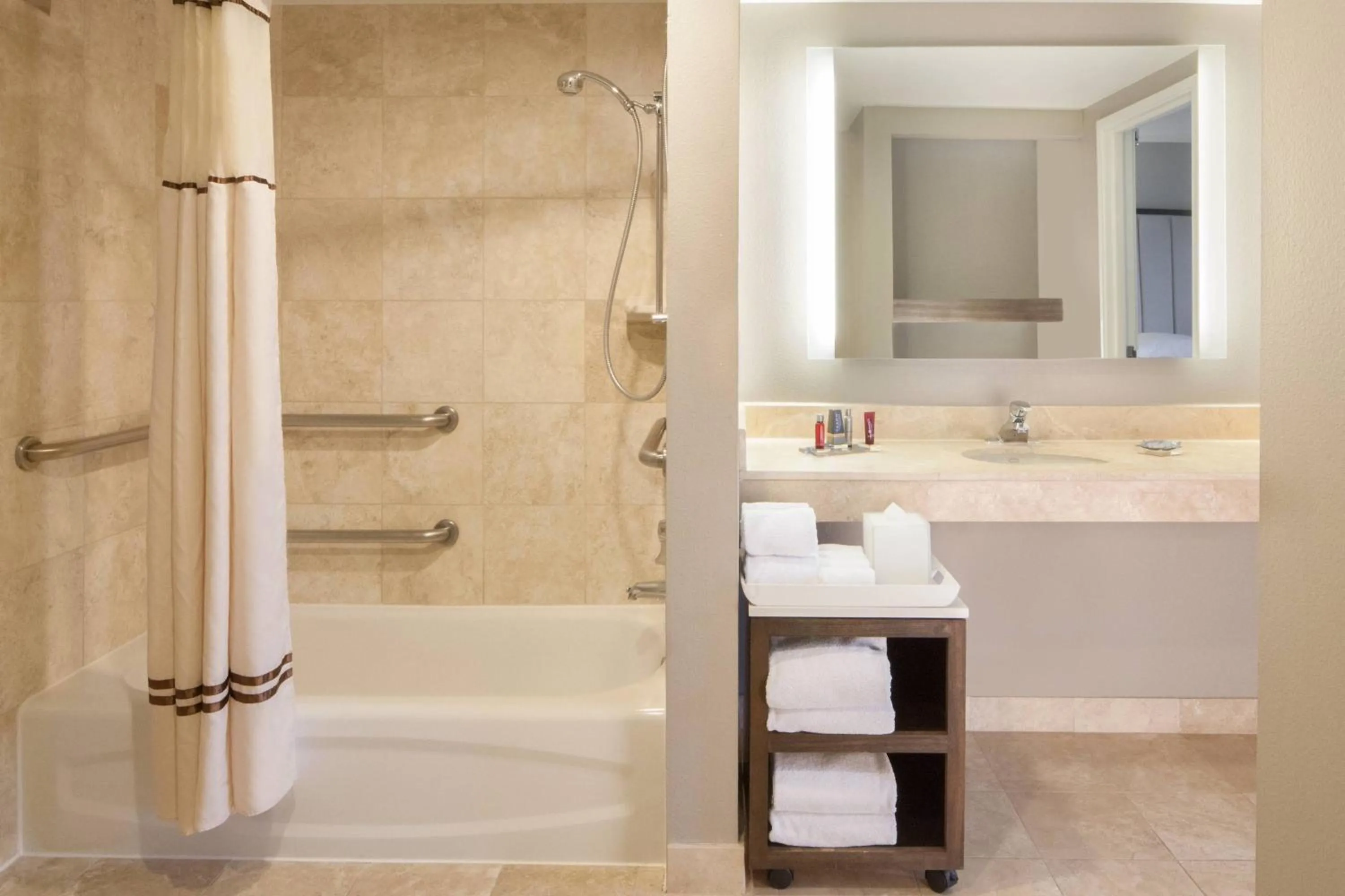 Bathroom in Dallas Marriott Suites Medical/Market Center