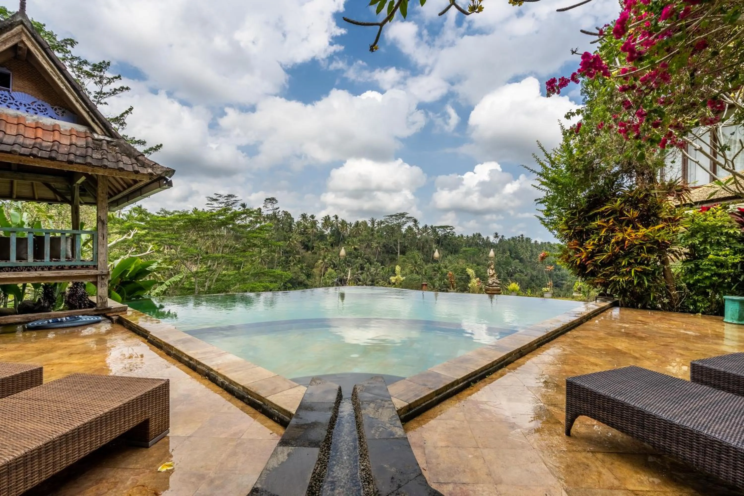 Natural landscape in Tirta Asri Ubud Villa