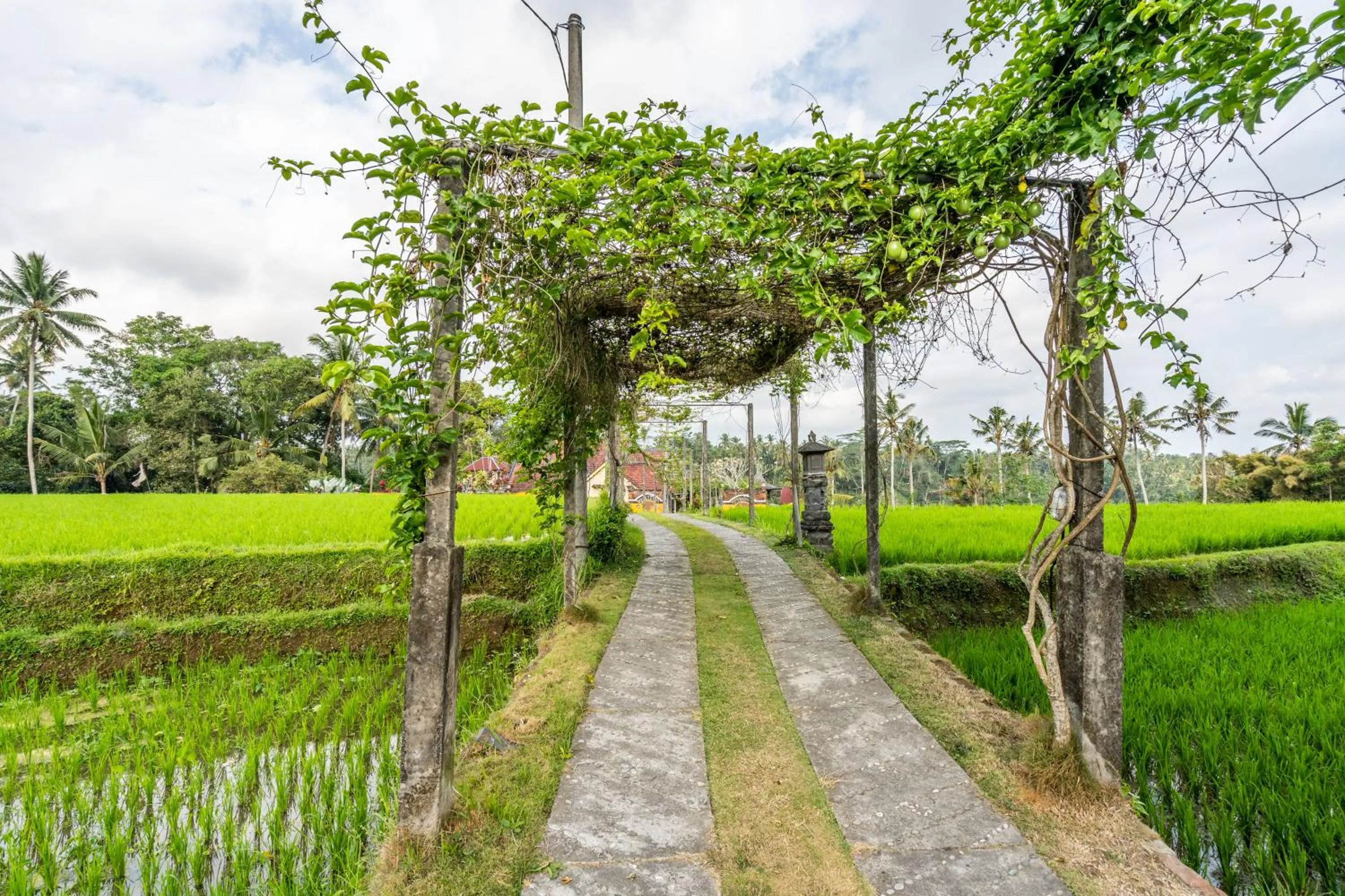Facade/entrance in Tirta Asri Ubud Villa