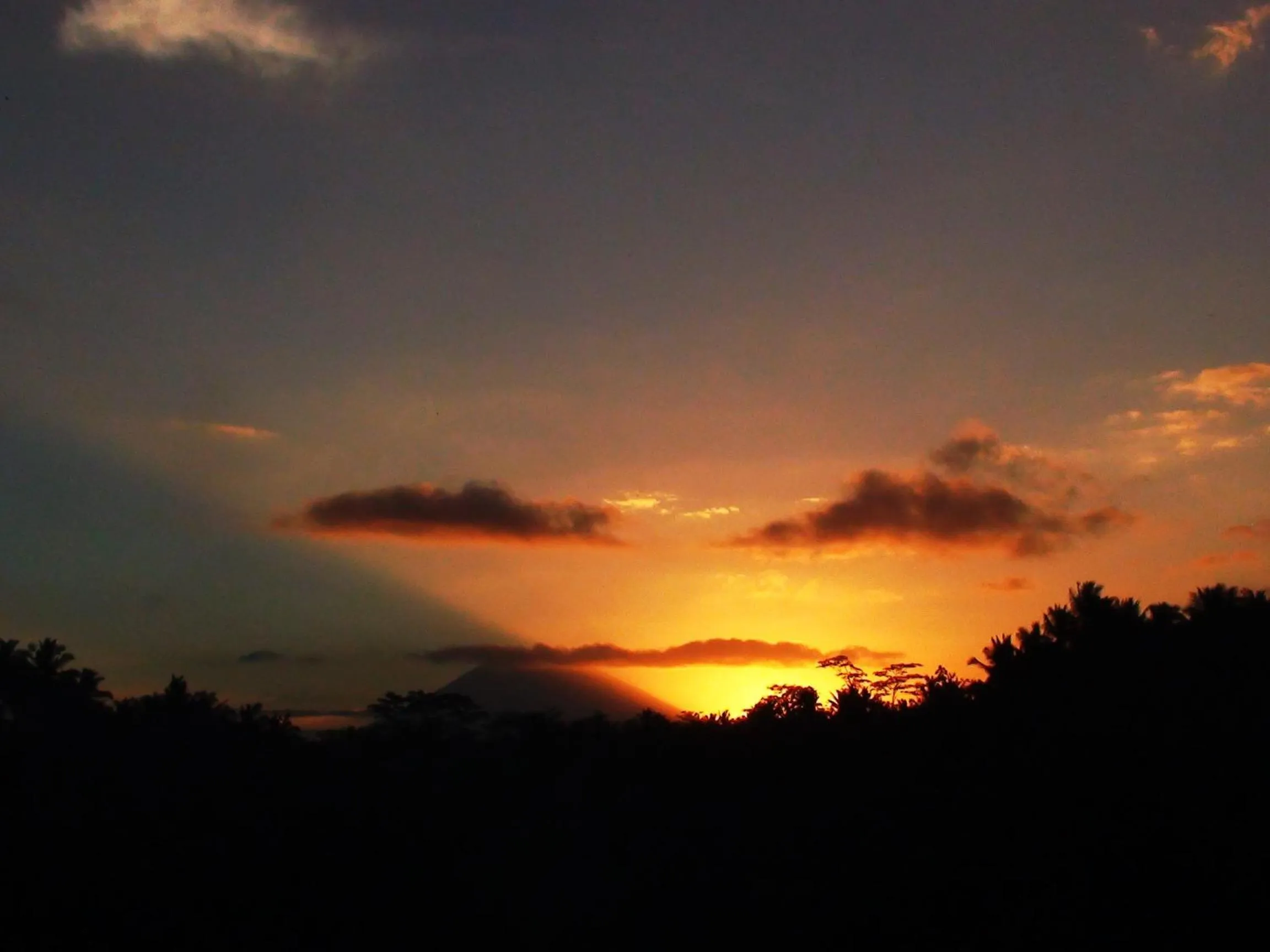 Sunrise in Tirta Asri Ubud Villa