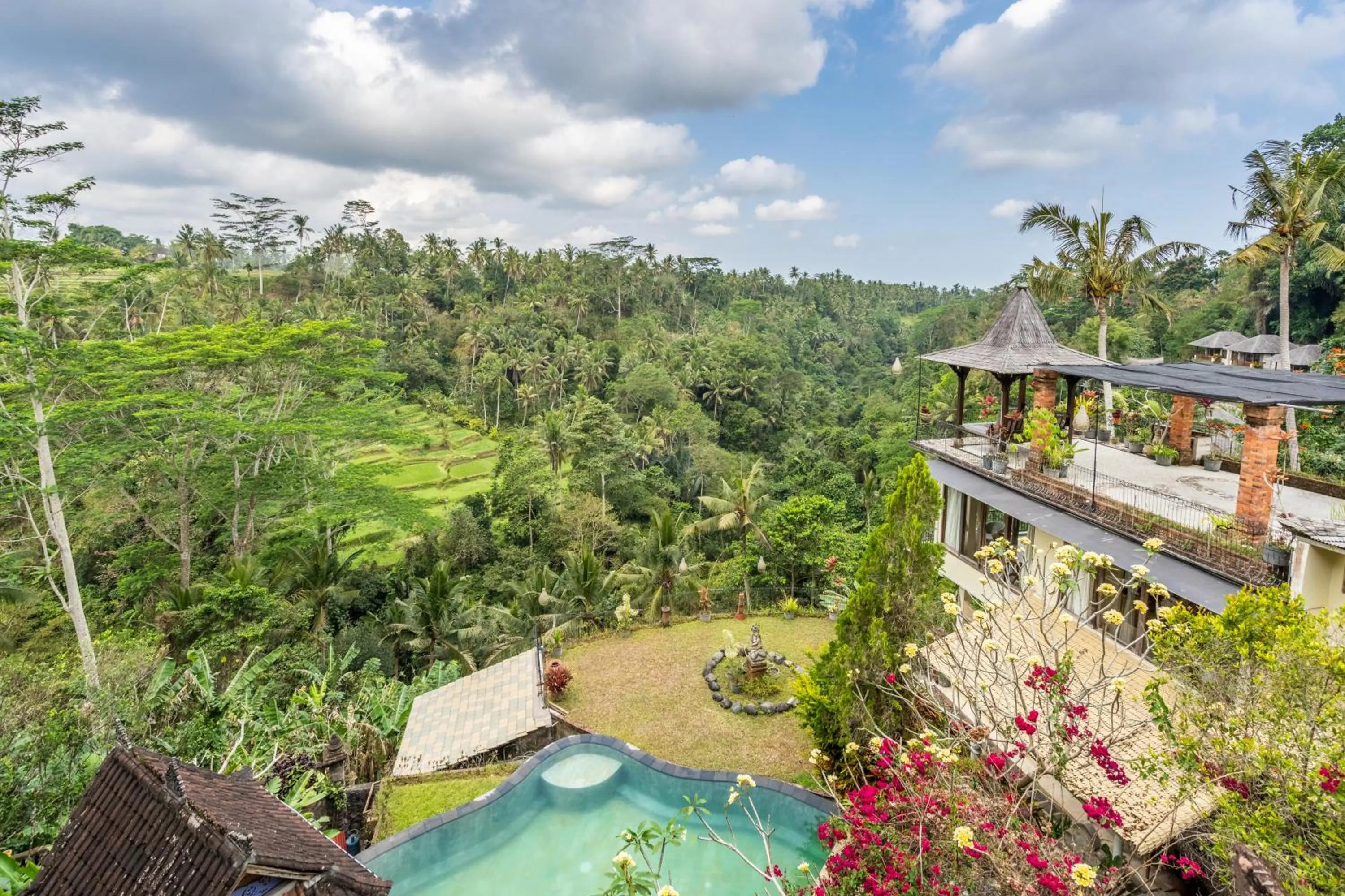 Bird's eye view in Tirta Asri Ubud Villa