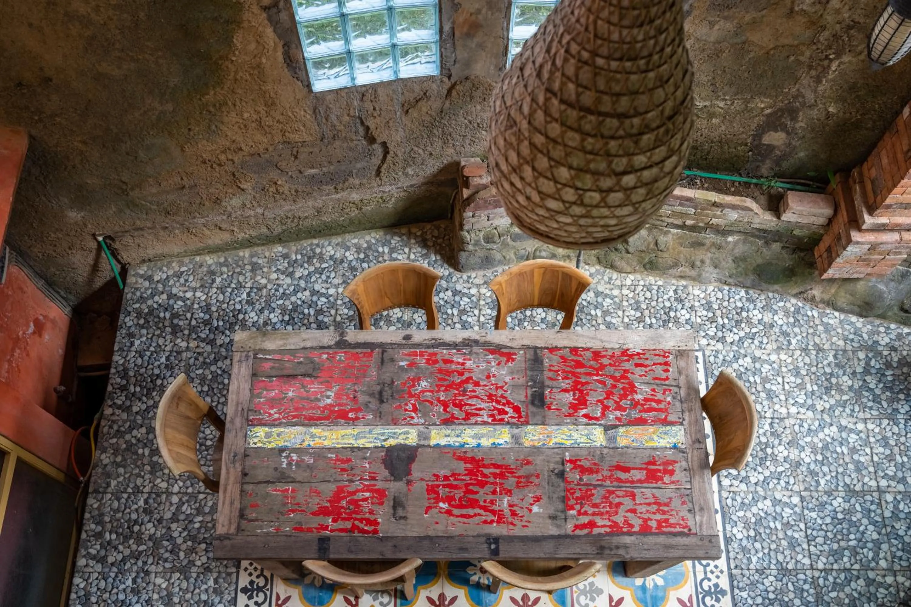Dining area in Tirta Asri Ubud Villa