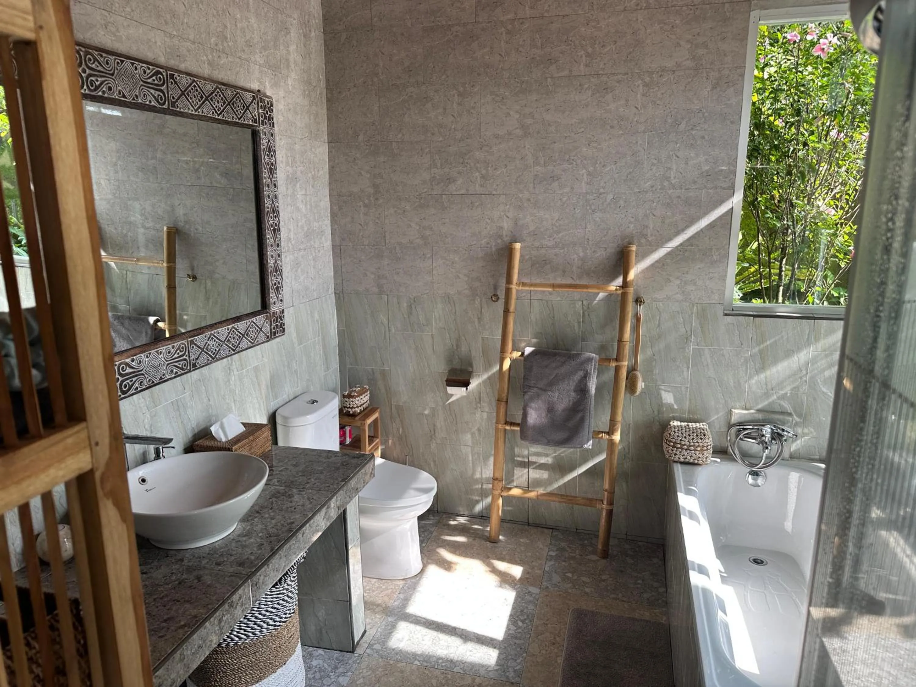 Bathroom in Tirta Asri Ubud Villa