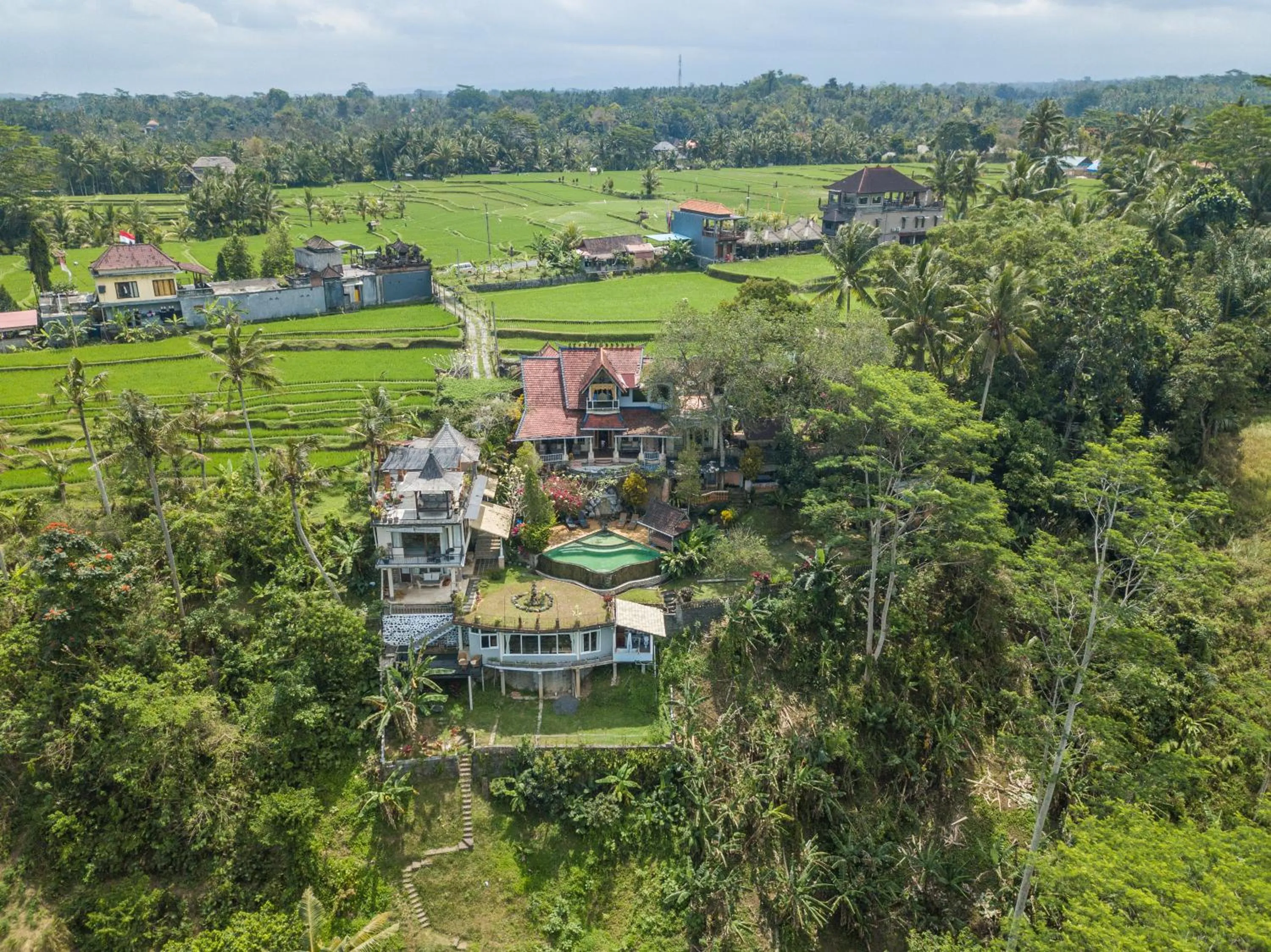 Natural landscape in Tirta Asri Ubud Villa