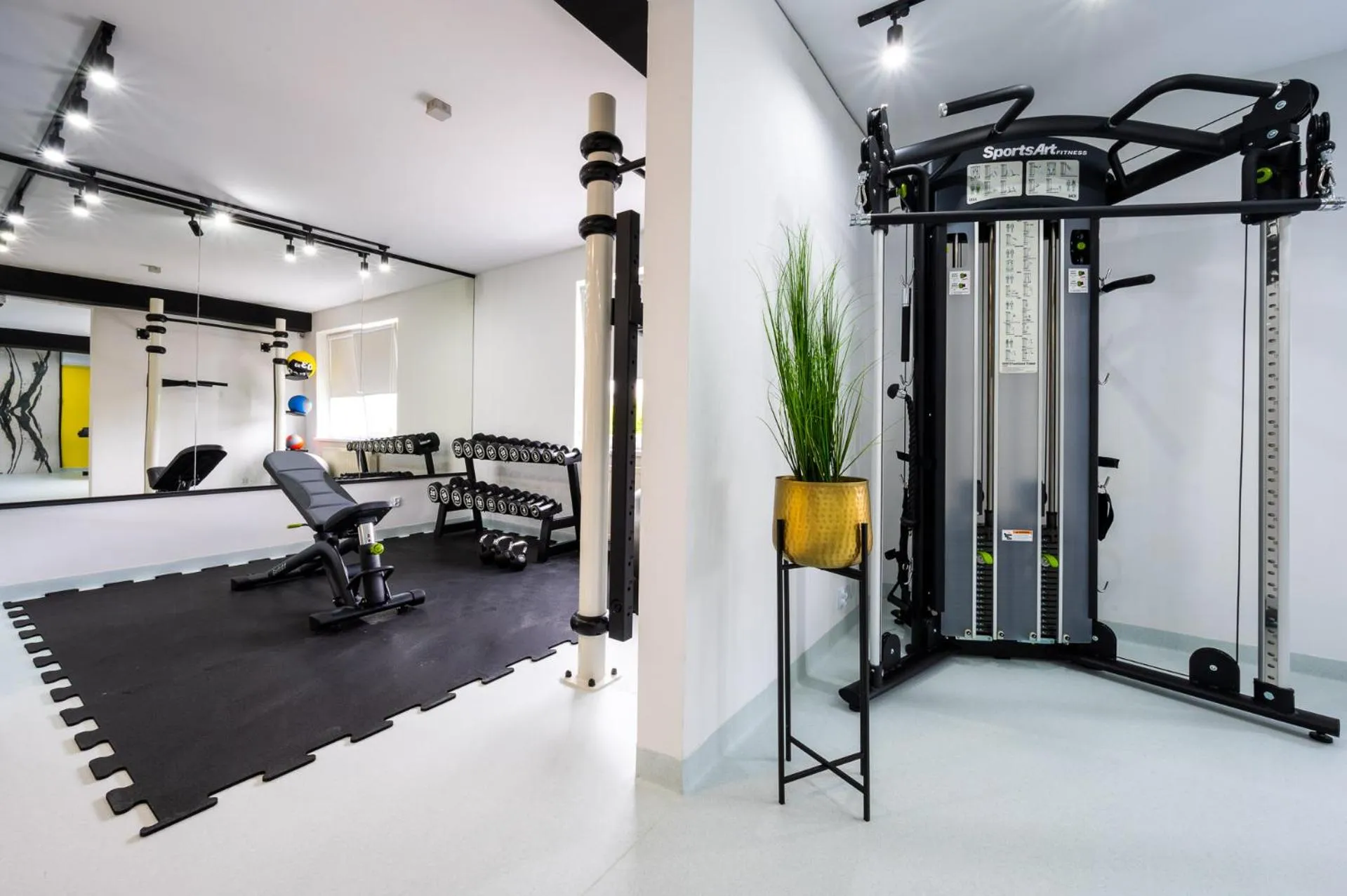 Fitness centre/facilities in Hotel Jan
