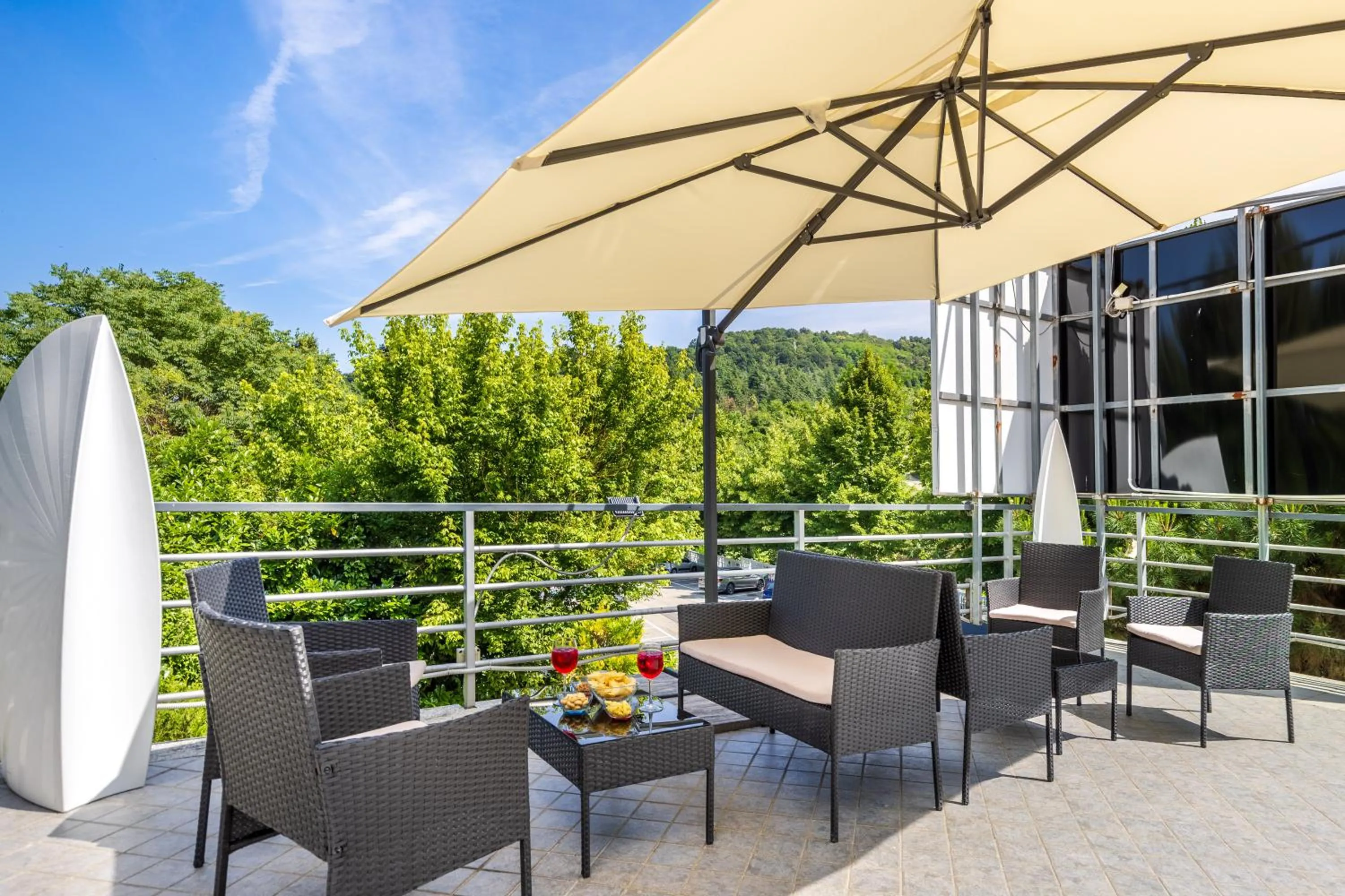 Balcony/Terrace in Aston Hotel