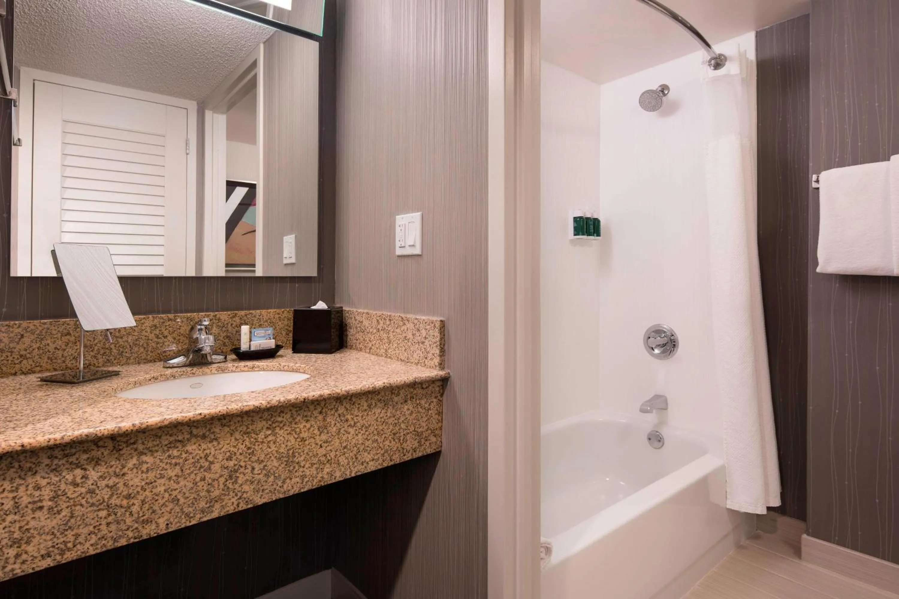 Bathroom in Courtyard by Marriott Denver Airport