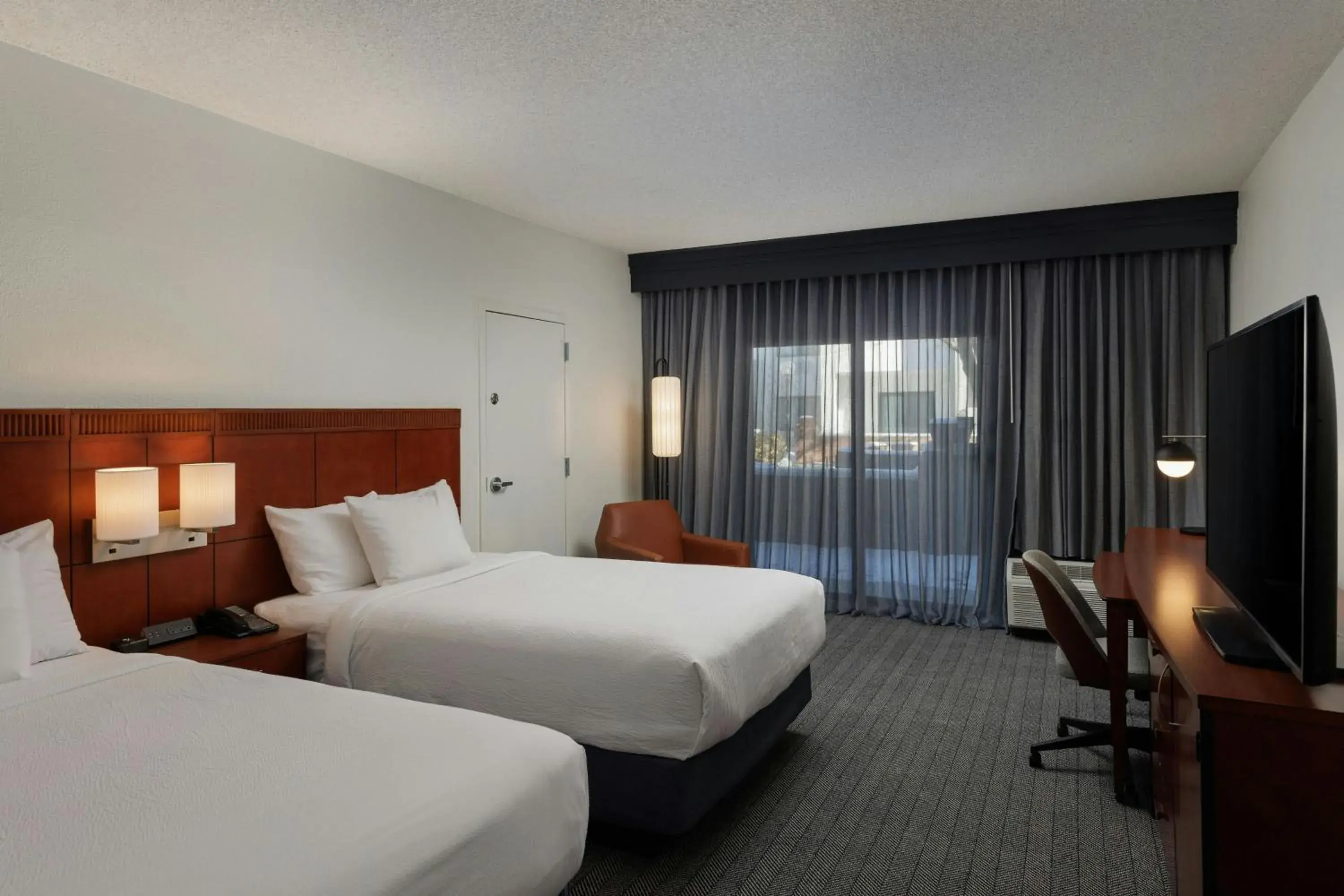 Double Room with Two Double Beds in Courtyard by Marriott Denver Central Park Double Room with Two Double Beds in Courtyard by Marriott Denver Central Park