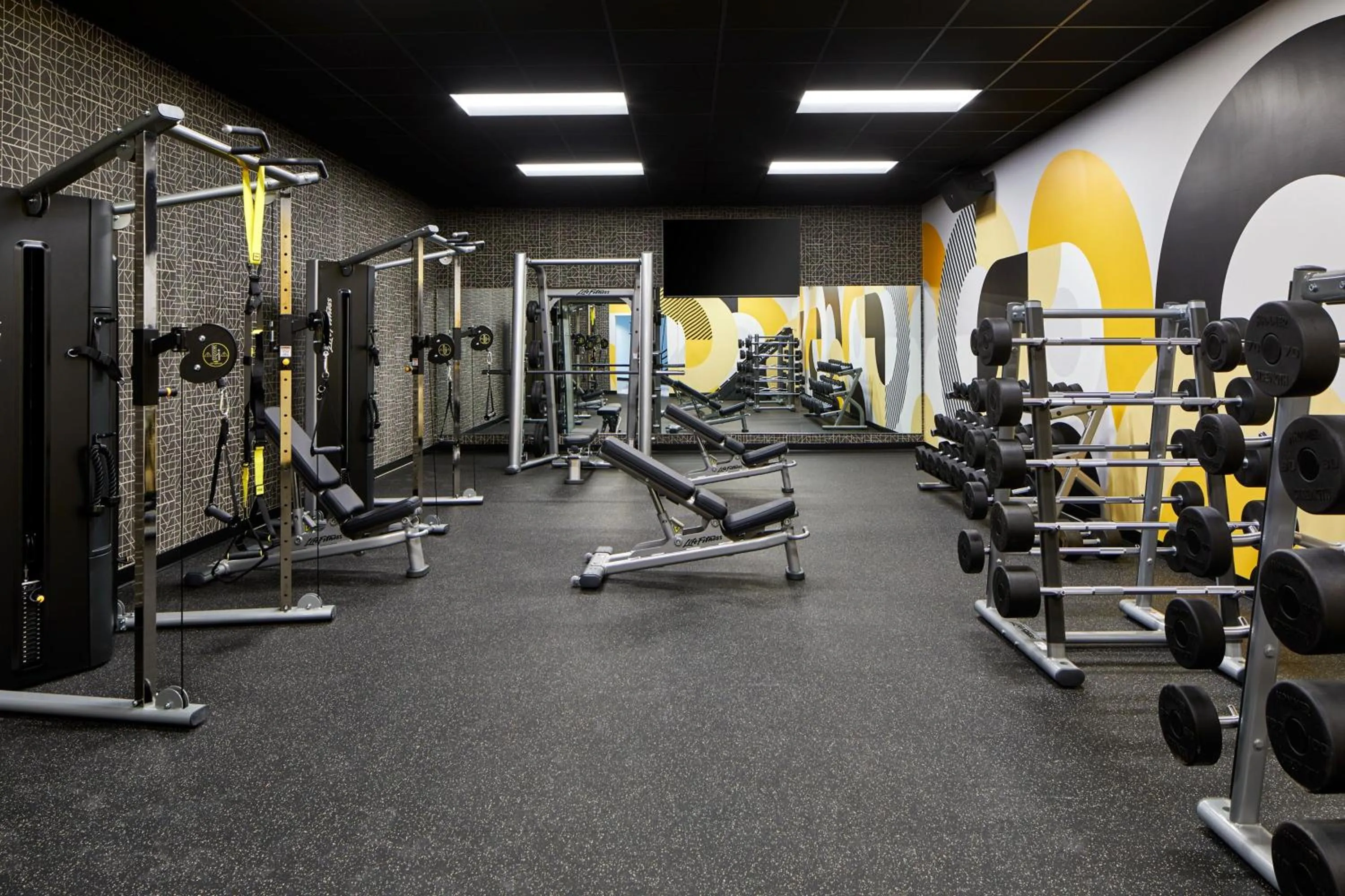 Fitness centre/facilities in Courtyard by Marriott Detroit Downtown