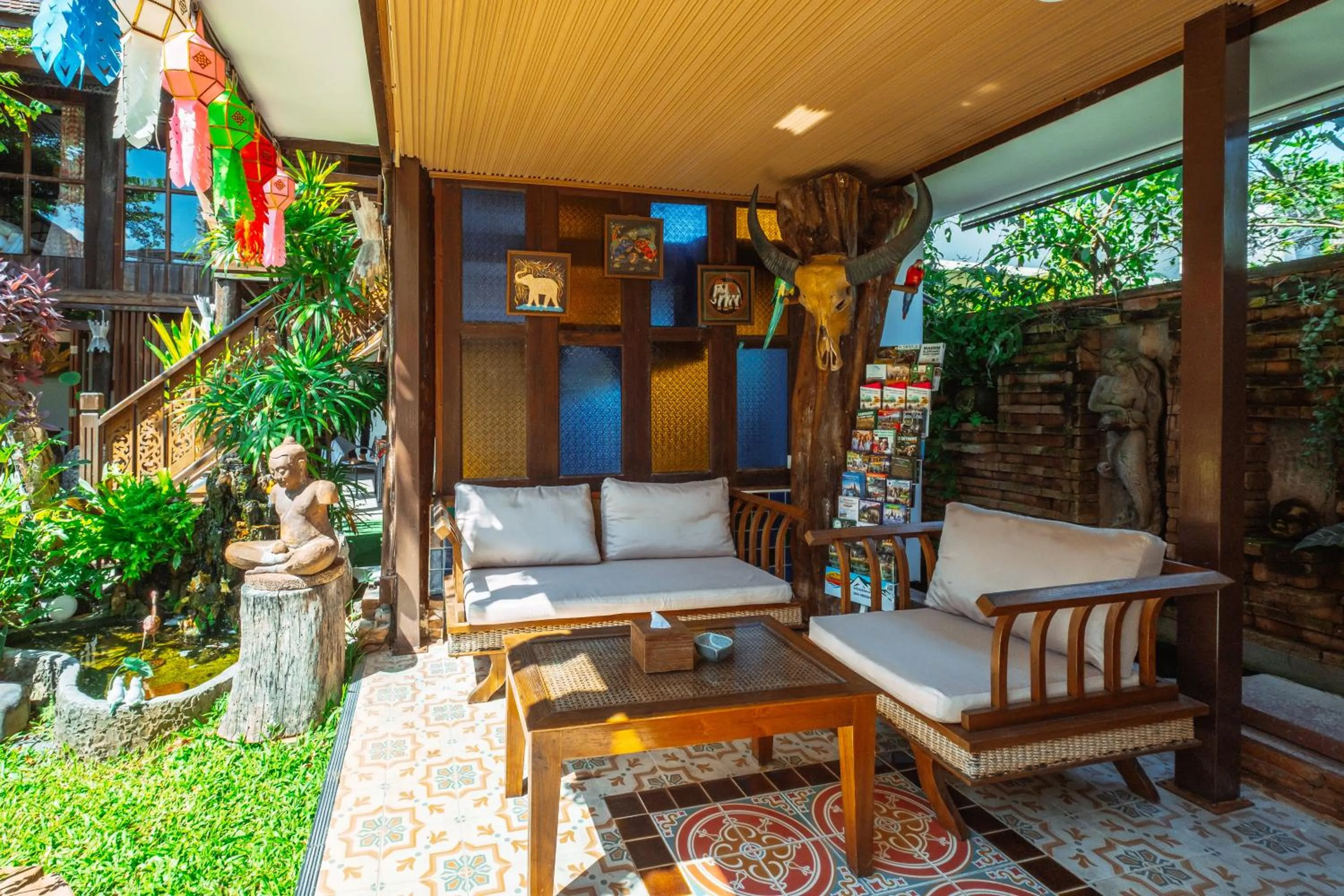 Seating area in Pao Come Boutique House