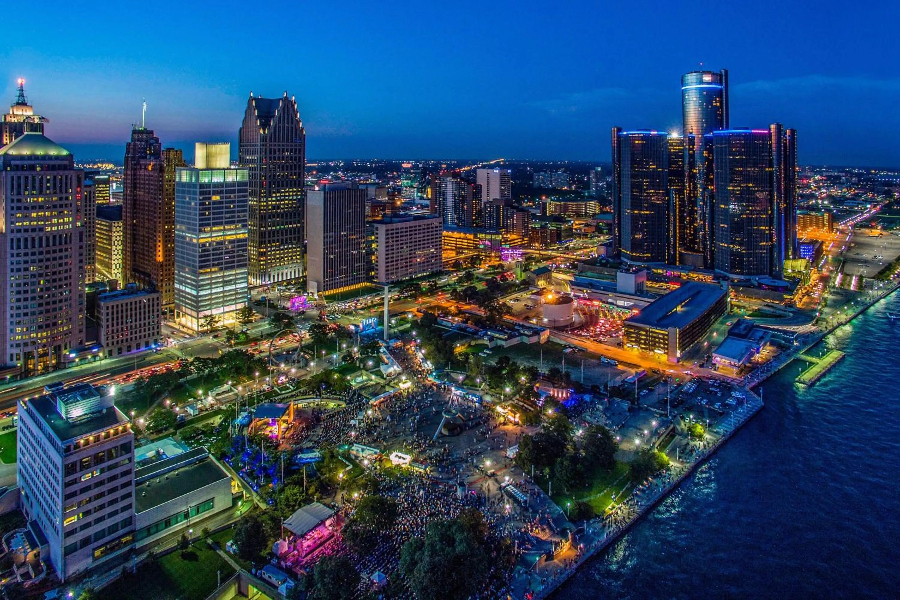 View (from property/room) in Detroit Marriott at the Renaissance Center