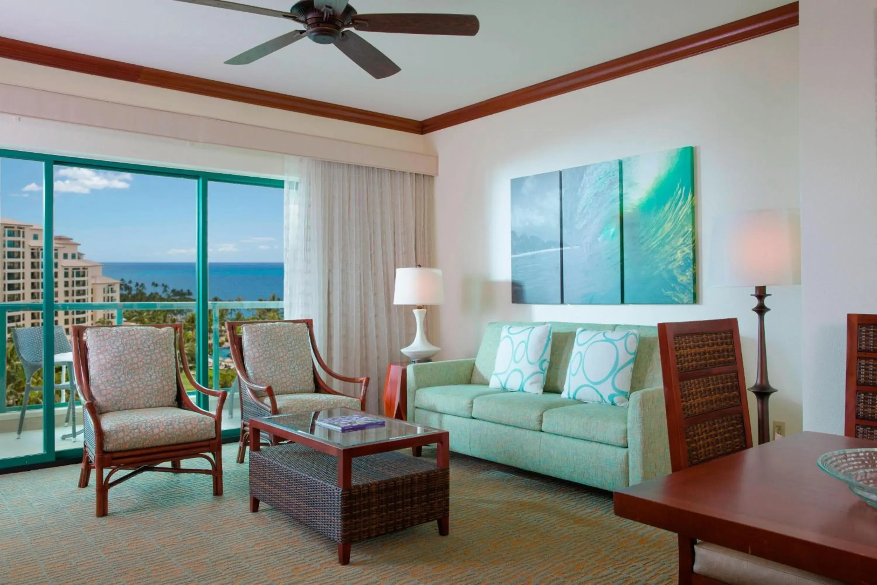Two-Bedroom Villa with Sofa Beds and Balcony - Ocean View in Marriott's Ko Olina Beach Club Two-Bedroom Villa with Sofa Beds and Balcony - Ocean View in Marriott's Ko Olina Beach Club