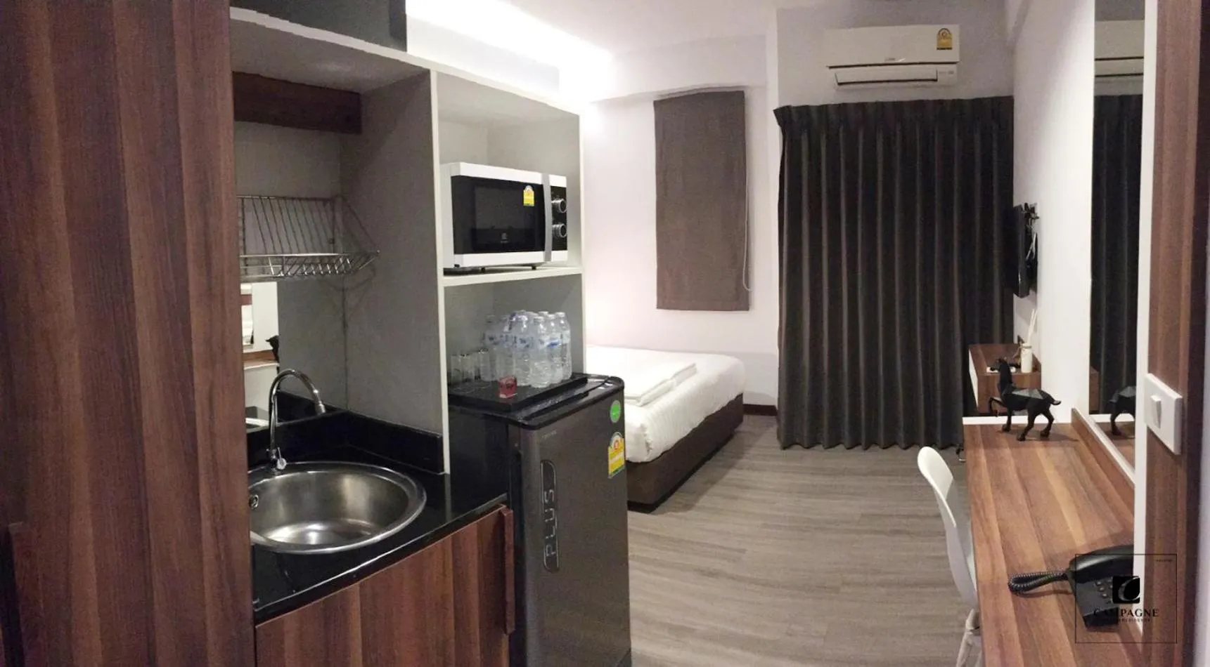 Kitchen or kitchenette in Campagne Hotel and Residence - SHA Plus