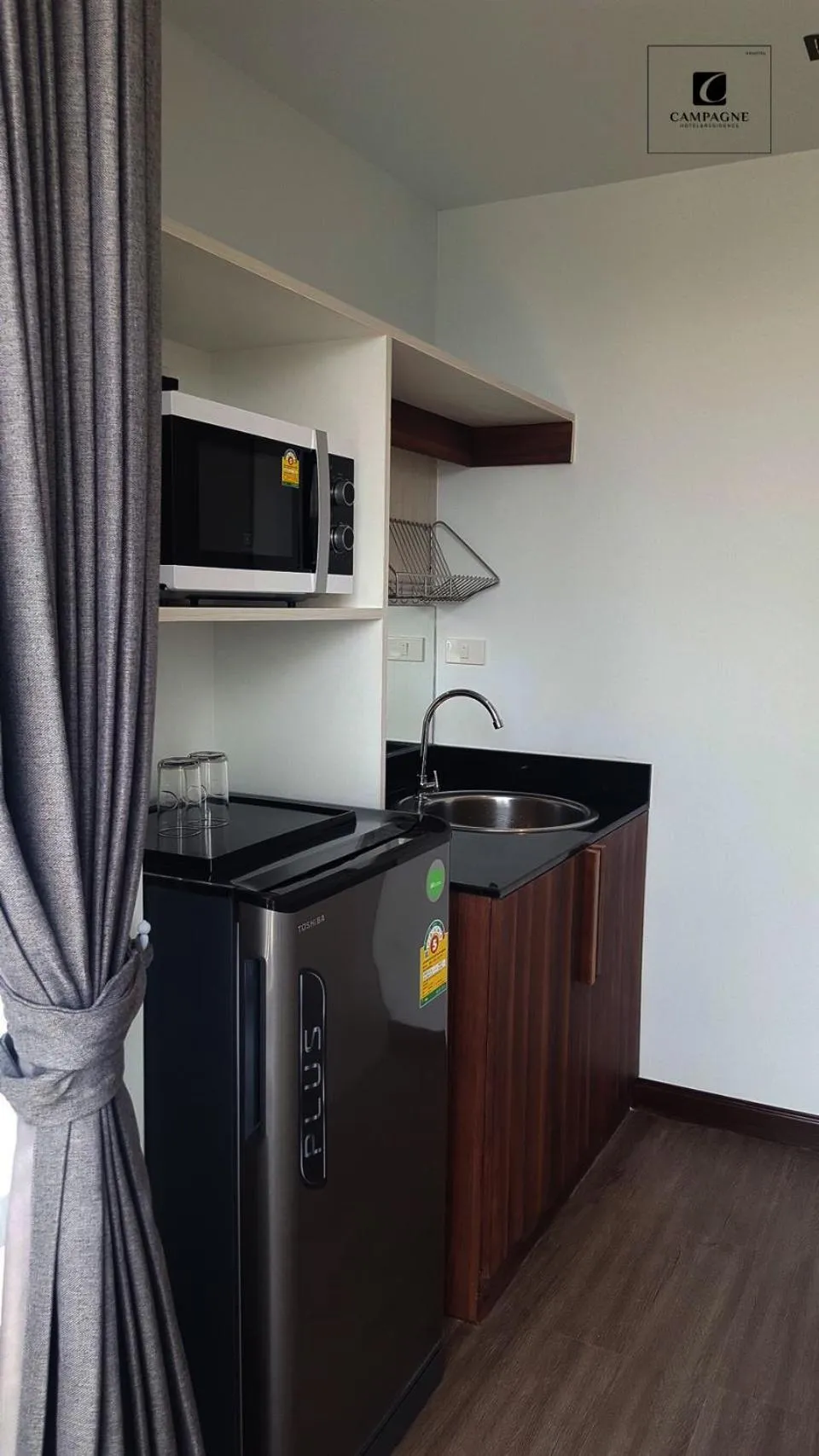 Kitchen or kitchenette in Campagne Hotel and Residence - SHA Plus