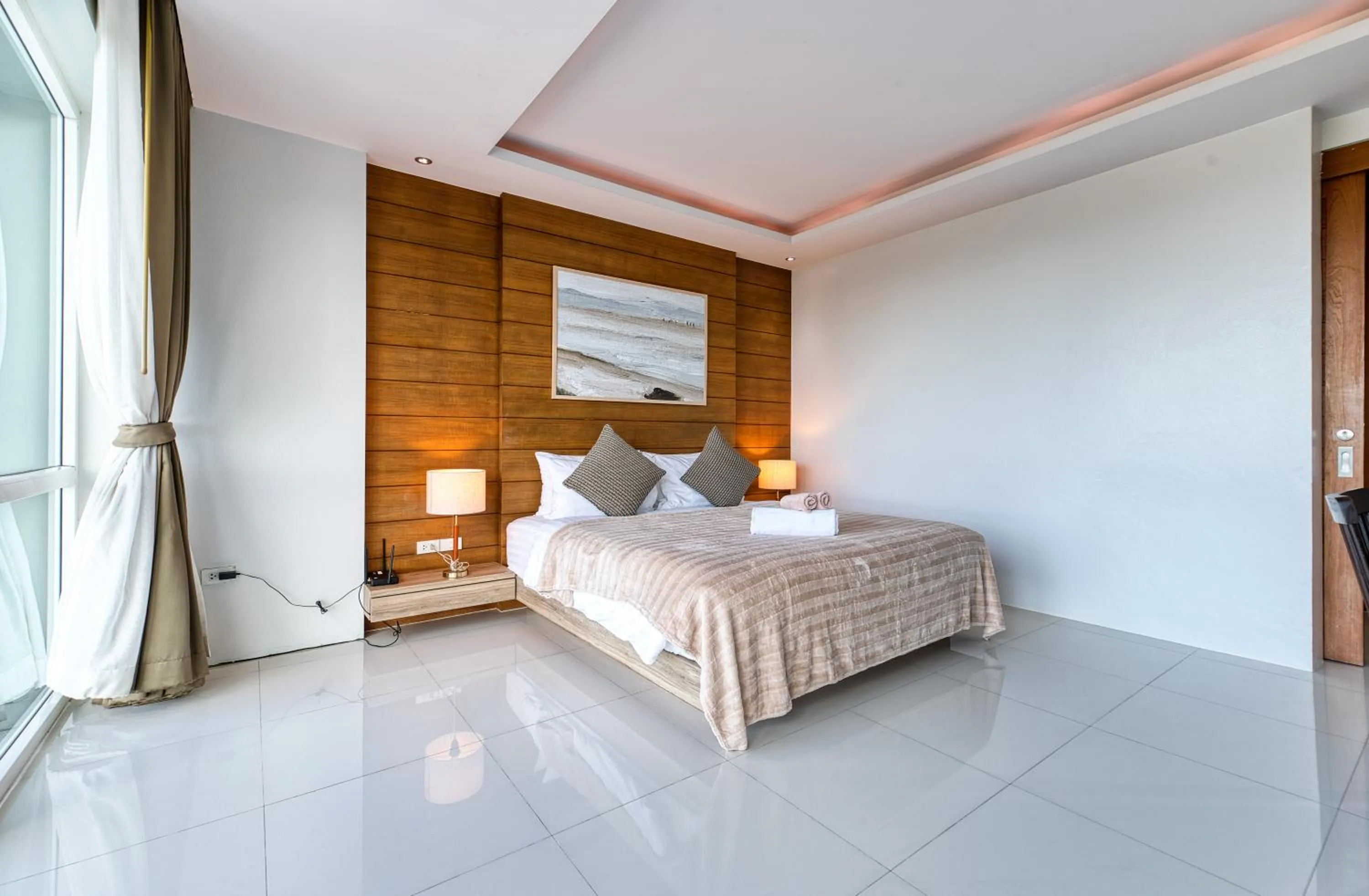 Bed in Surisa Seaview Pool Villas