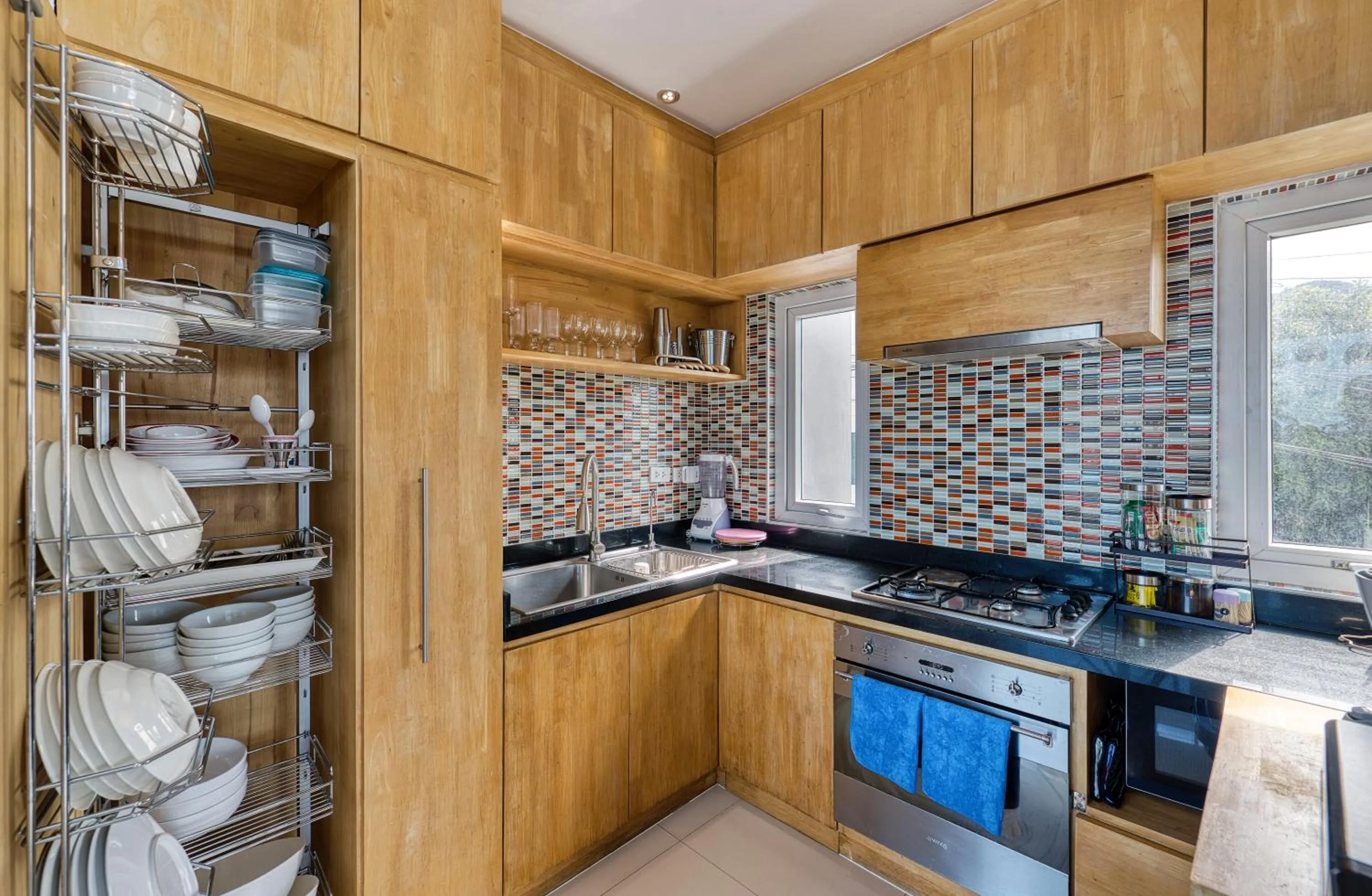 Kitchen or kitchenette in Surisa Seaview Pool Villas