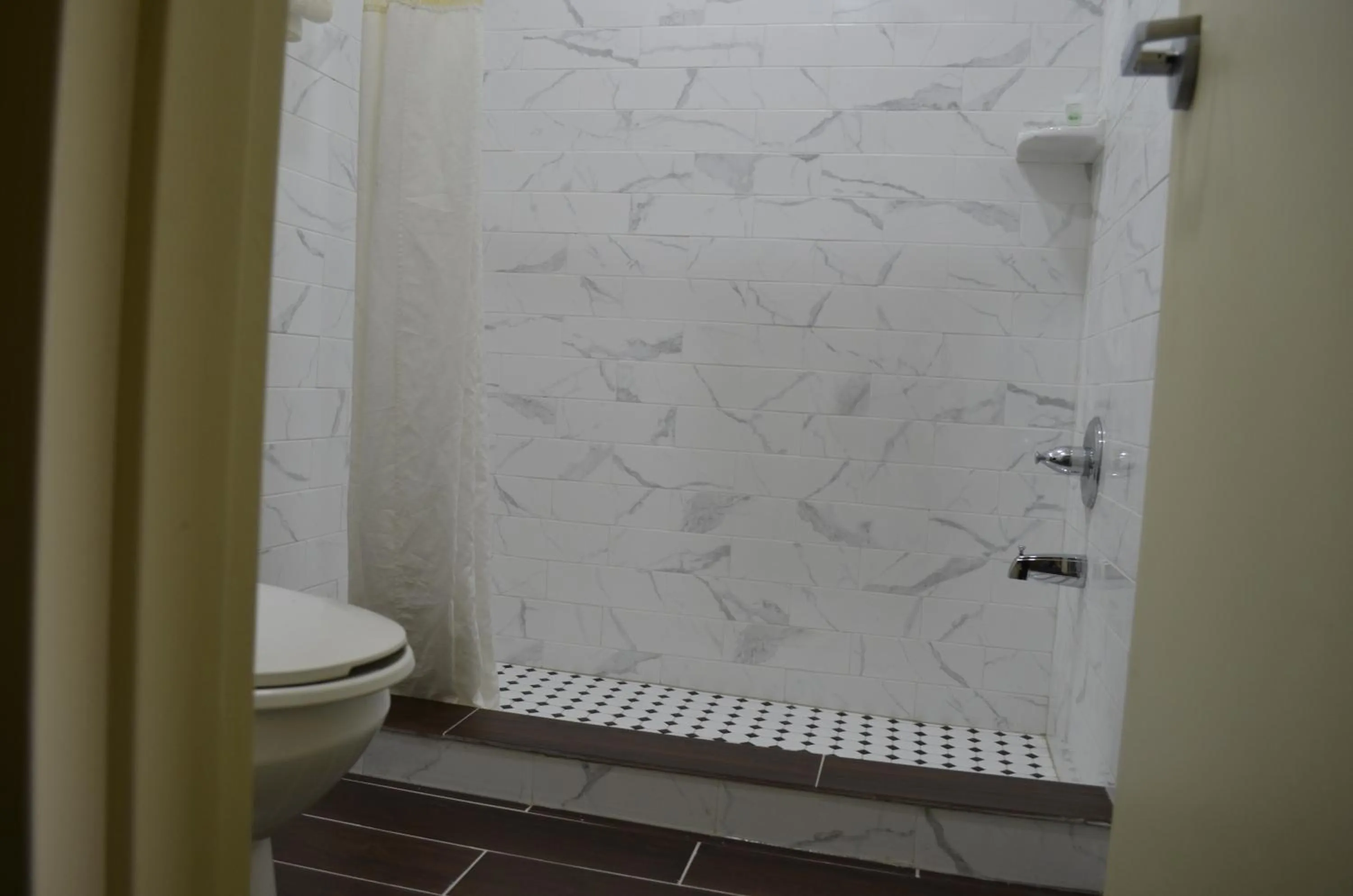 Bathroom in Budget Inn Williamsville