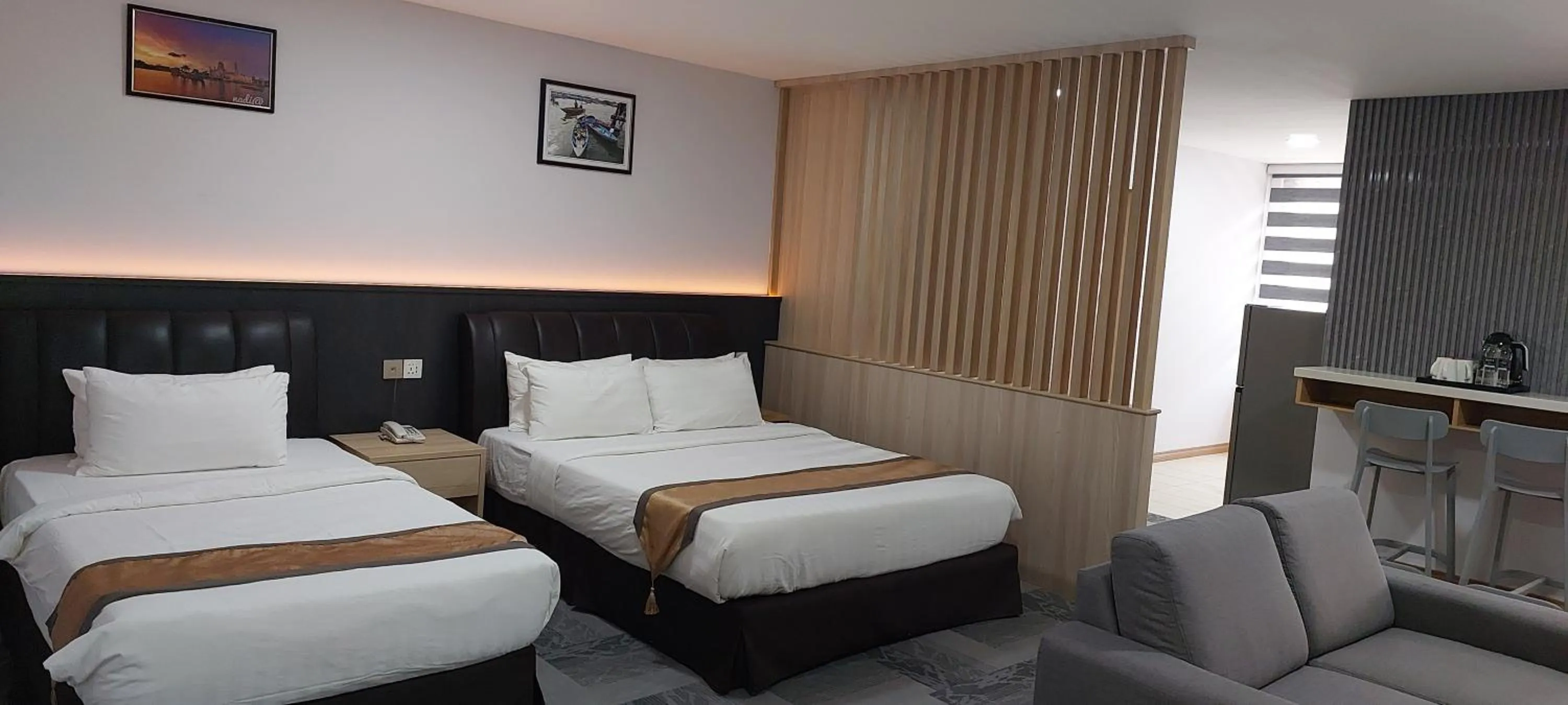 Bed in Al Afiah Hotel