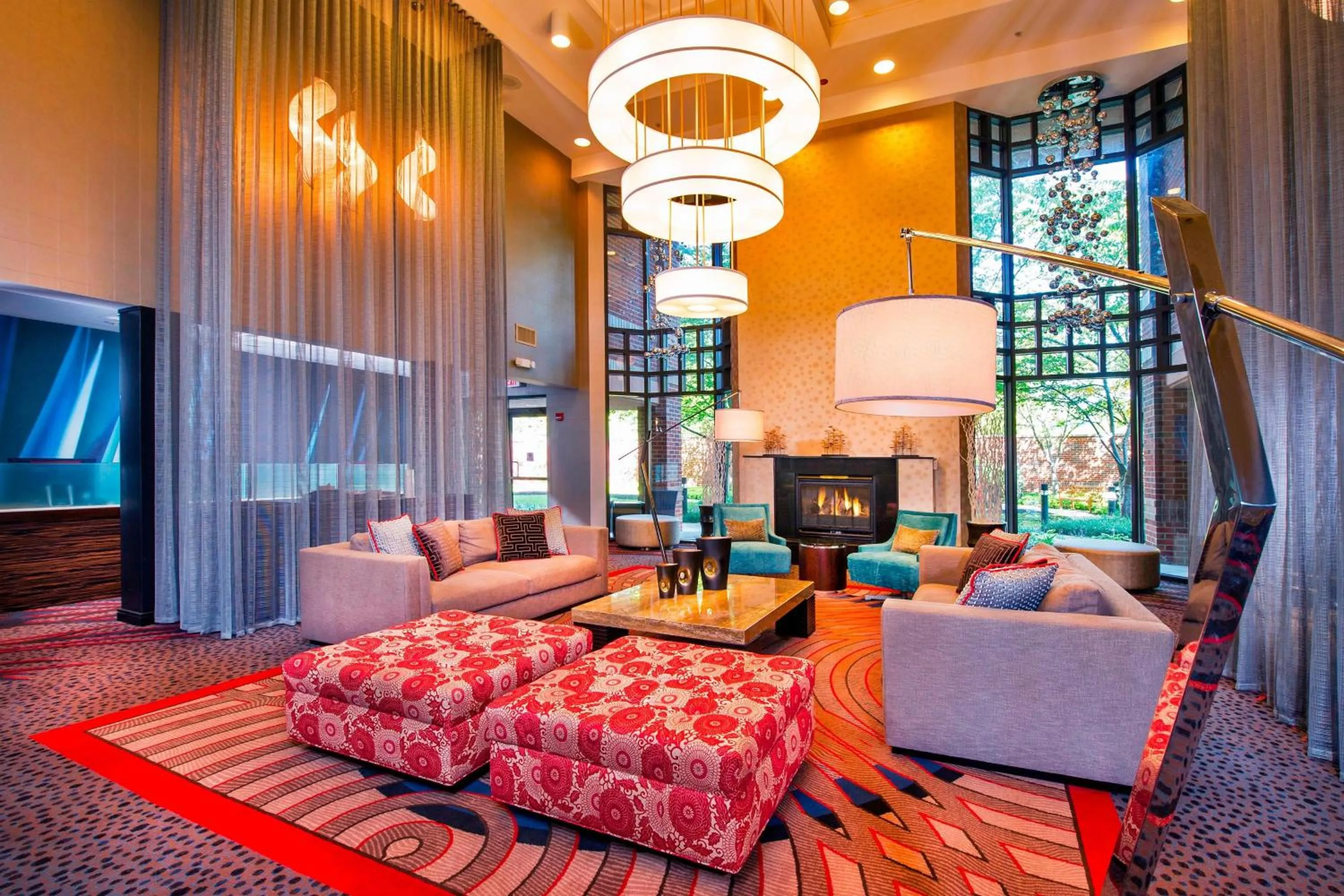 Lobby or reception in Courtyard by Marriott Dulles Town Center