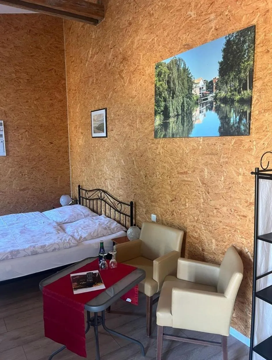 Bed in Historisches Hotel Wildeshauser Bahnhof