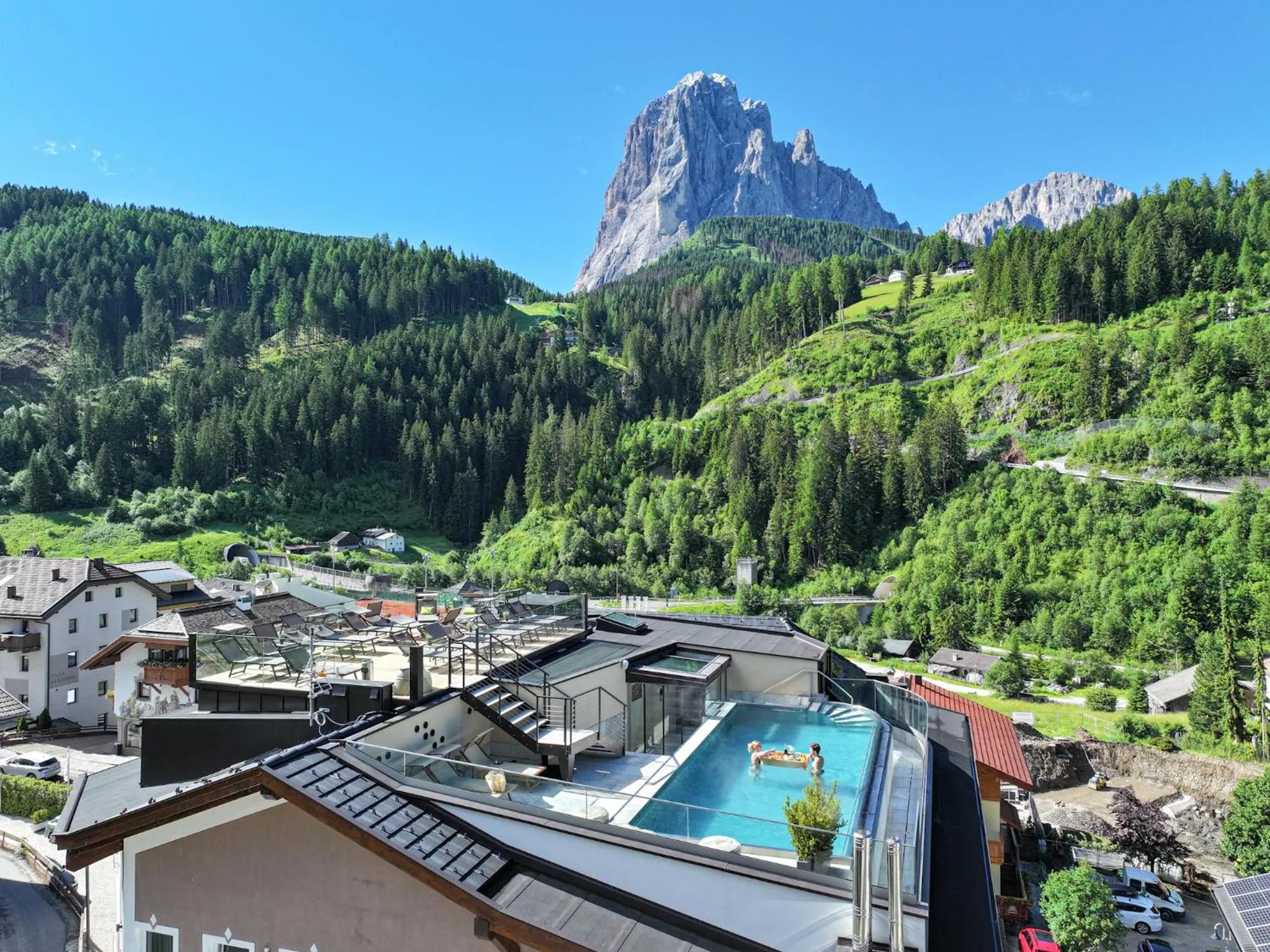 Property building in Hotel Touring Dolomites
