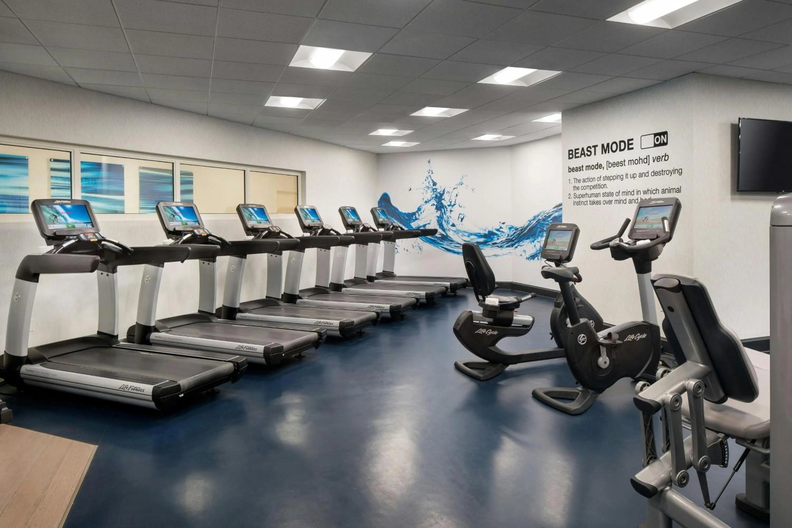 Fitness centre/facilities in Irvine Marriott