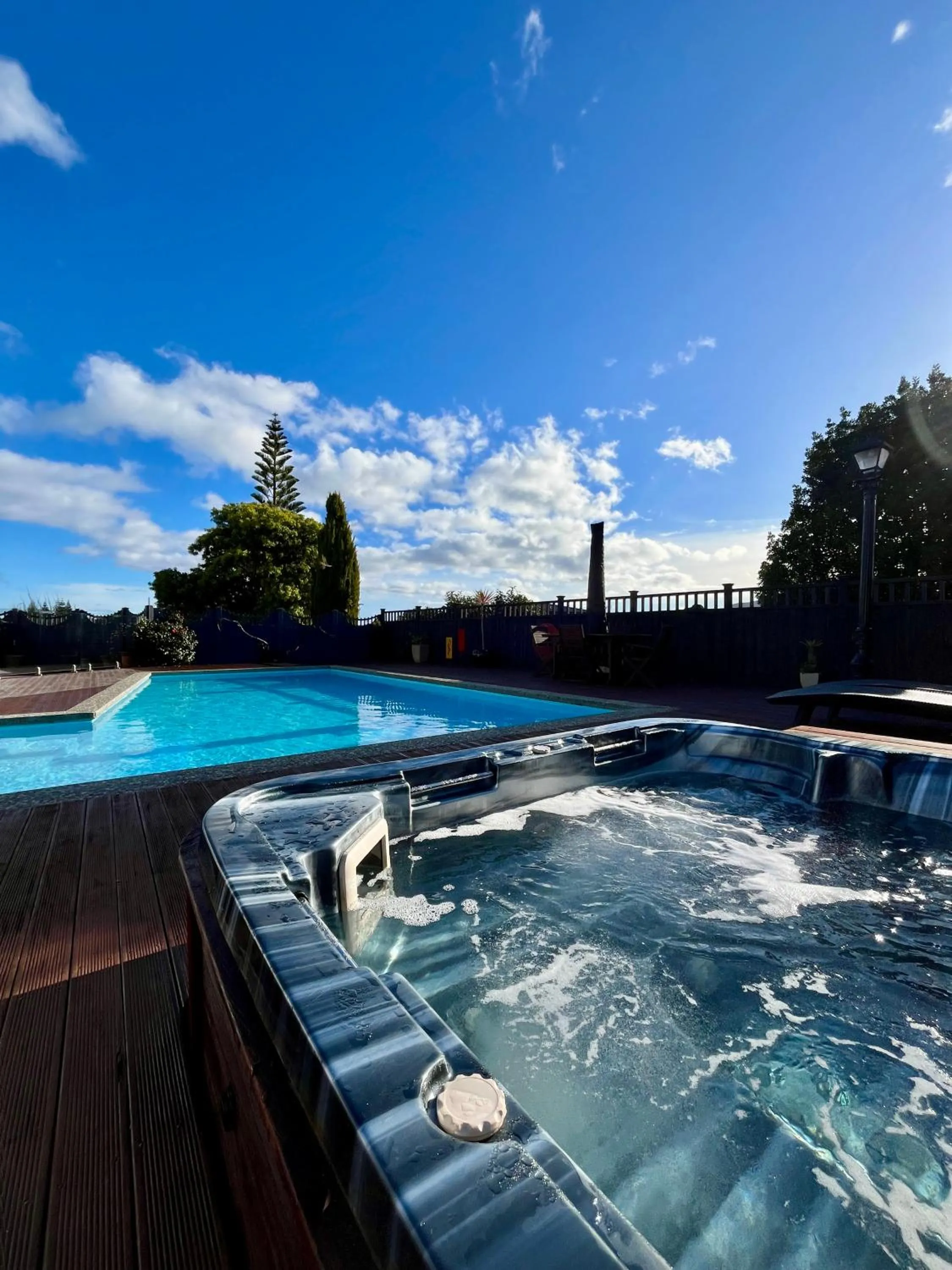 Swimming pool in Tudor Manor Bed & Breakfast