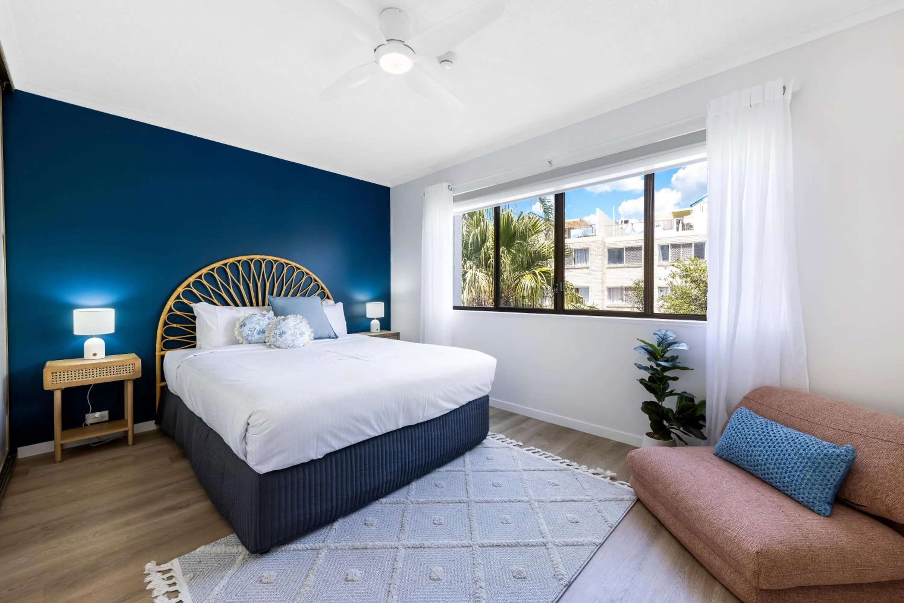 Bed in Kalua Holiday Apartments