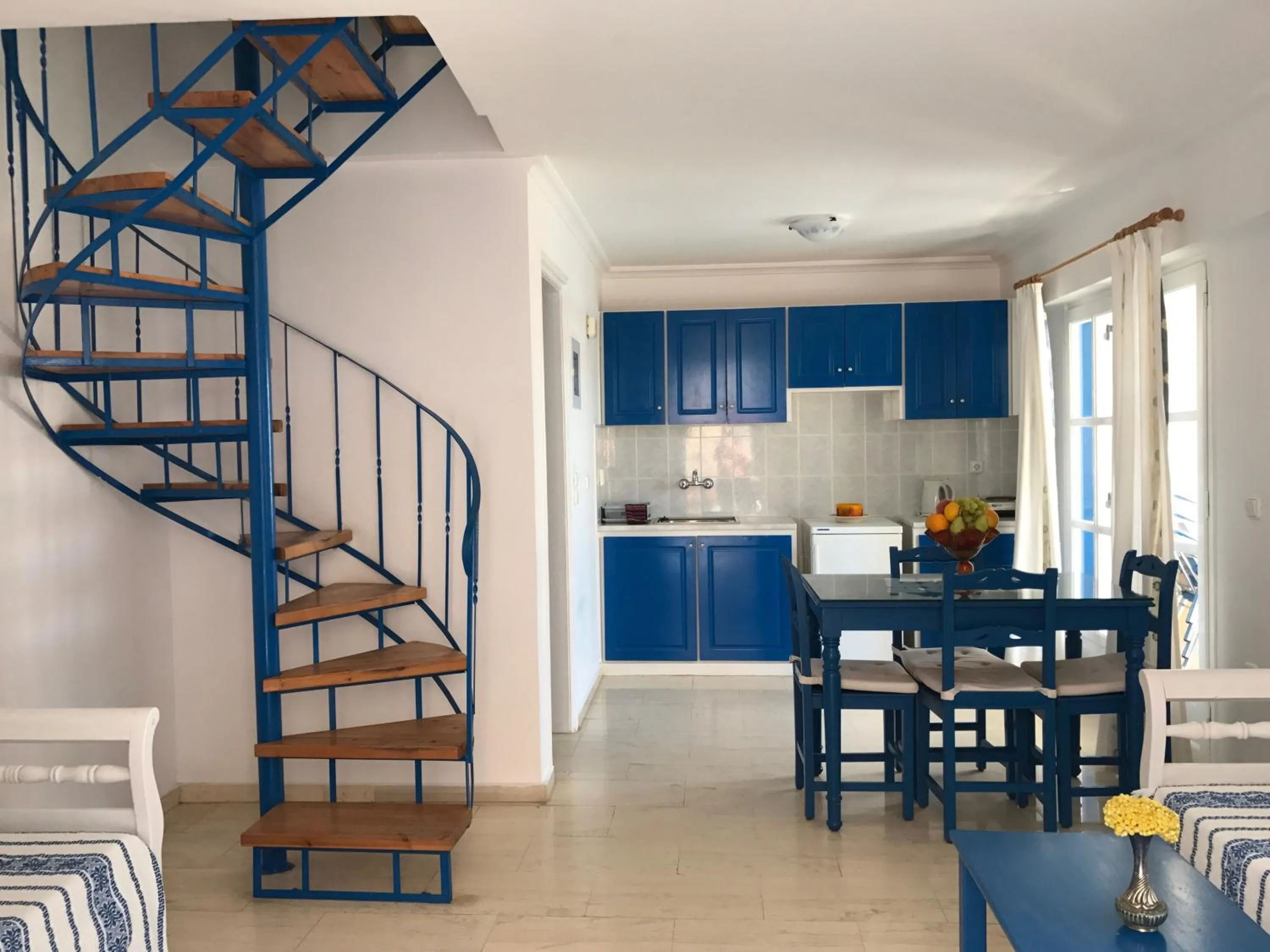 Living room in Dioskouri Art Villas