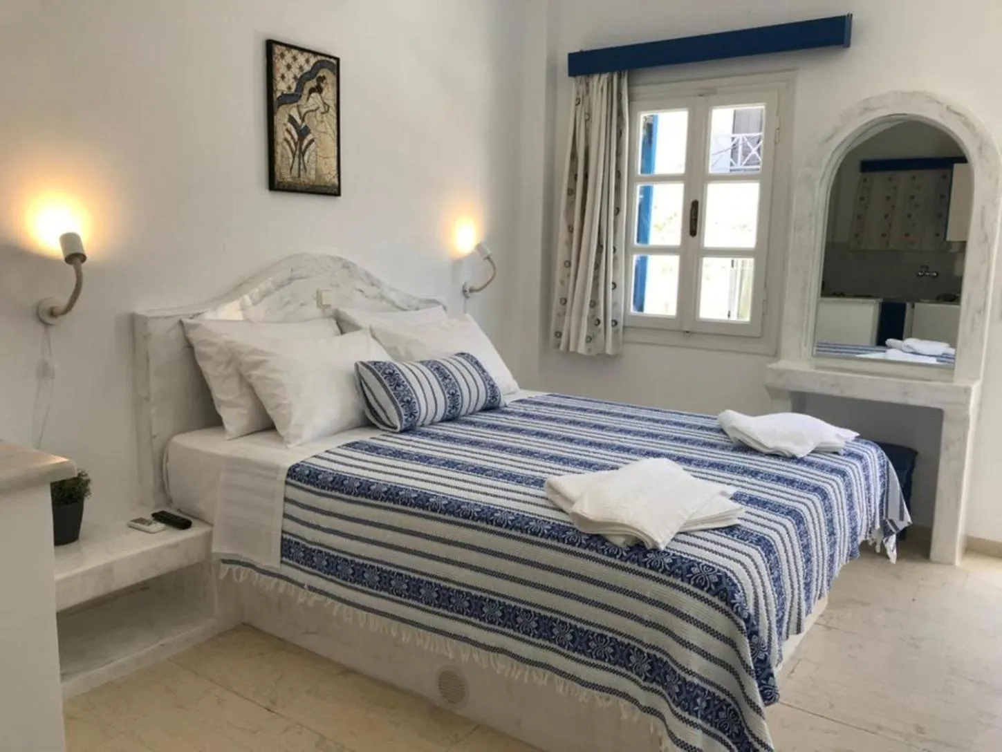 Bed in Dioskouri Art Villas