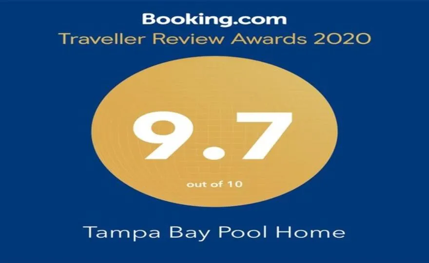 Certificate/Award in Tampa Bay Pool Home with Heated Pool