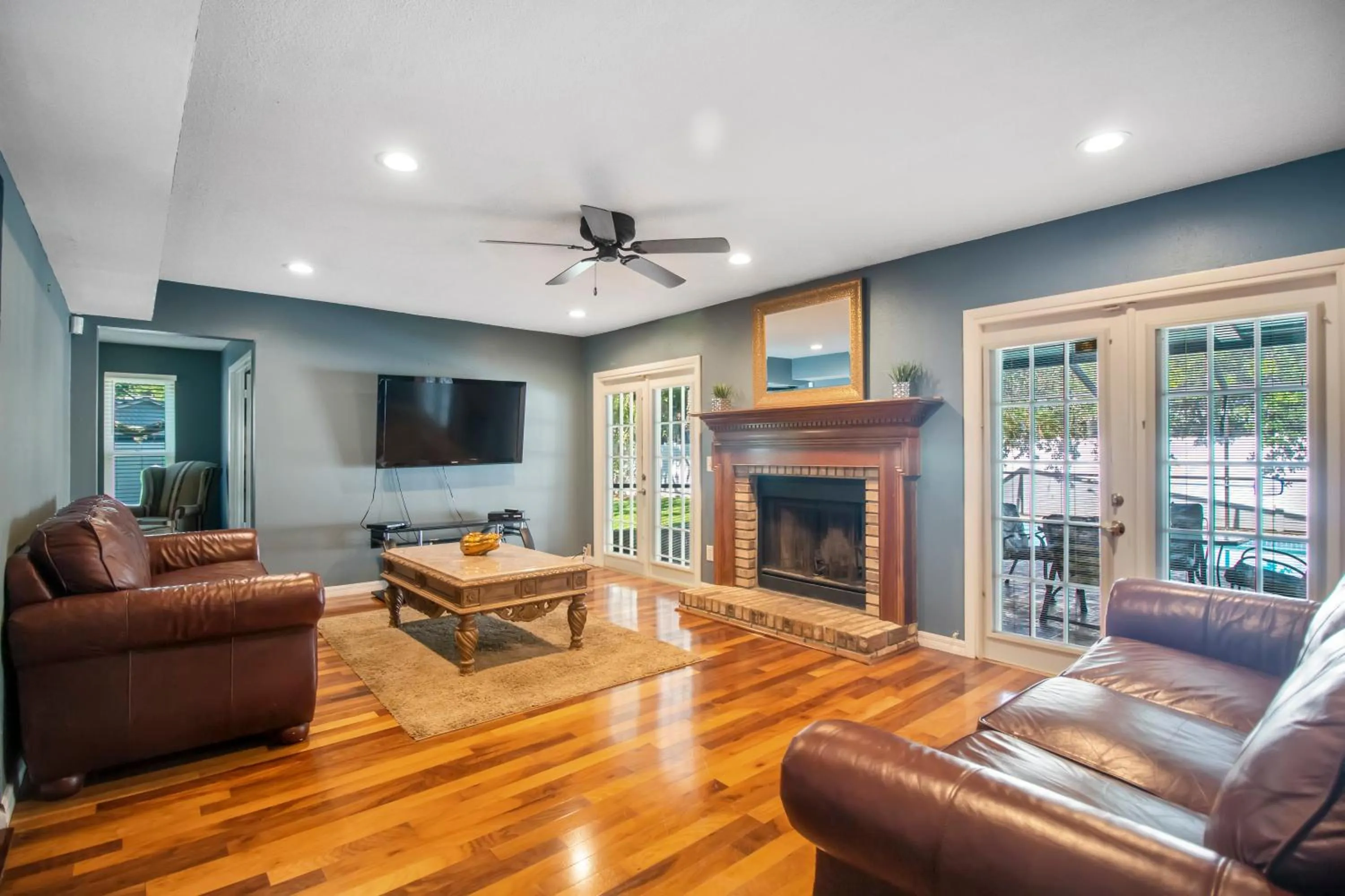 Family in Tampa Bay Pool Home with Heated Pool