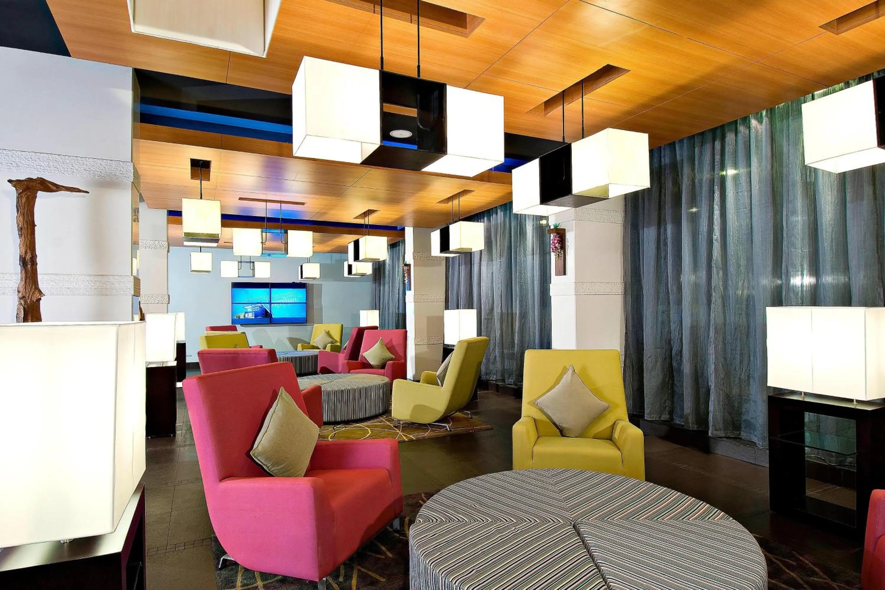 Lounge or bar in Aloft Bengaluru Whitefield