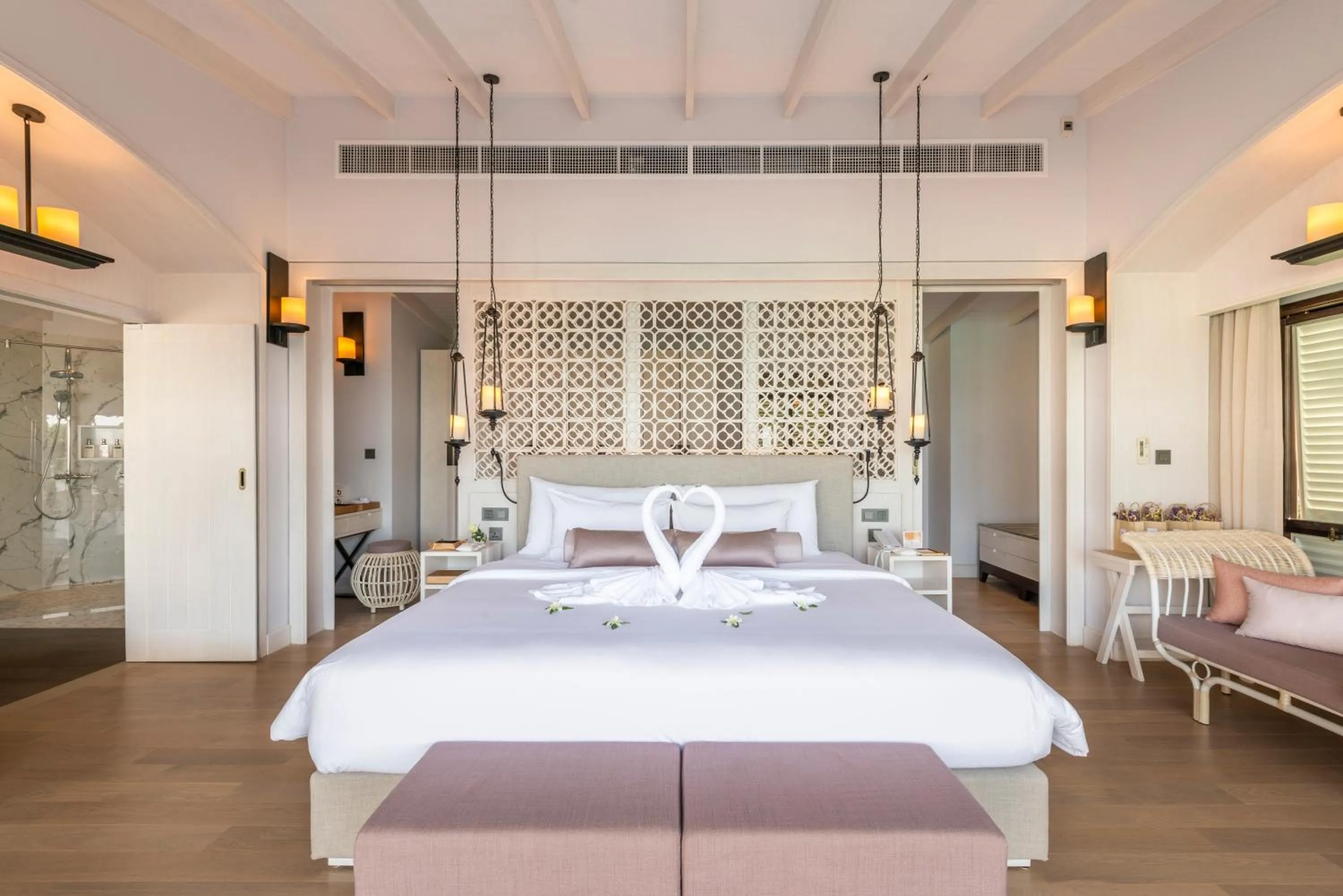 Bedroom, Bed in The Shore At Katathani - Adult Only - SHA Extra Plus