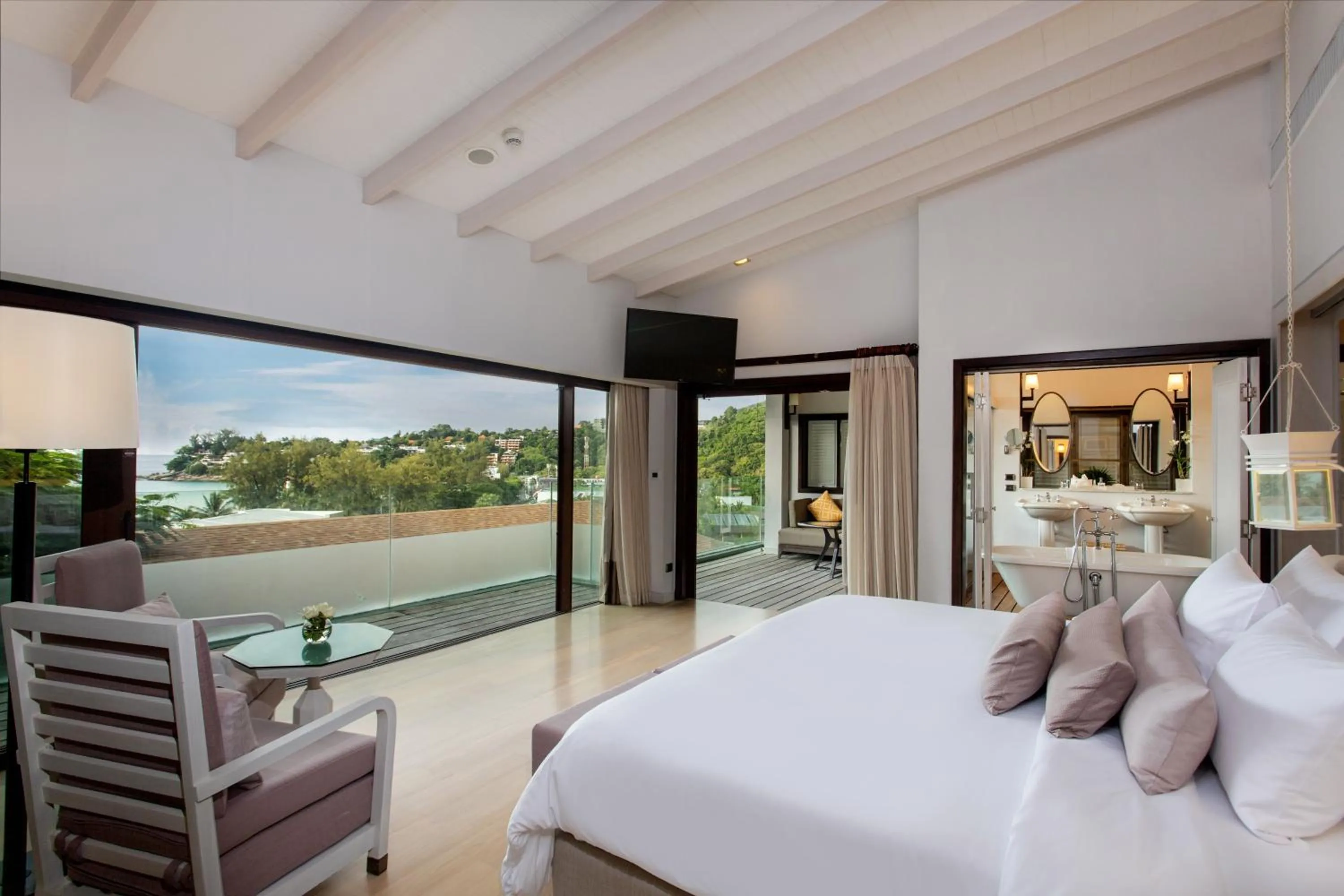 View (from property/room), Bed in The Shore At Katathani - Adult Only - SHA Extra Plus