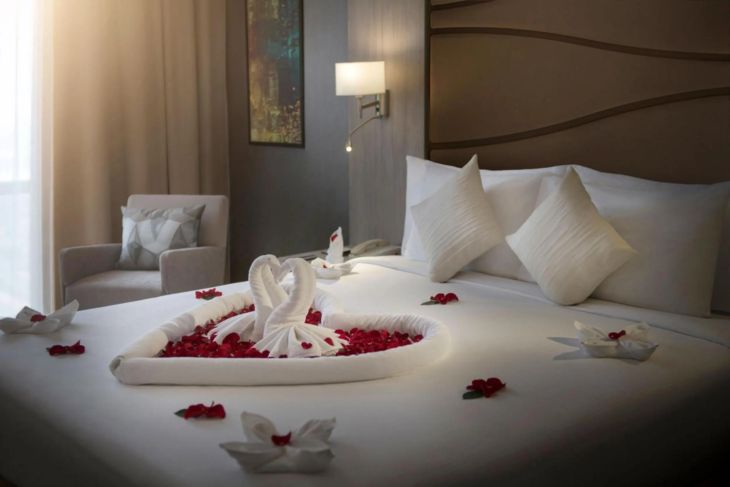 Bed in Two Seasons Hotel & Apartments