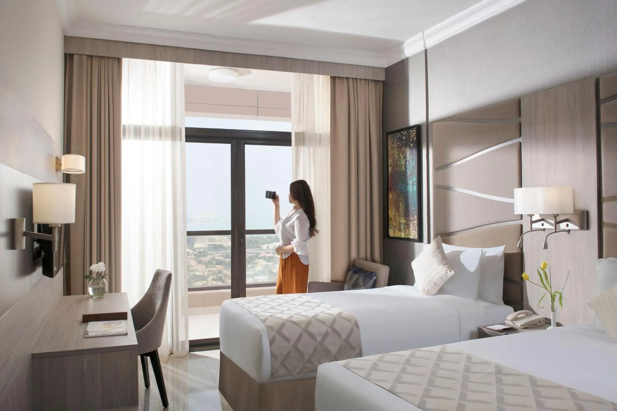 People, Bed in Two Seasons Hotel & Apartments