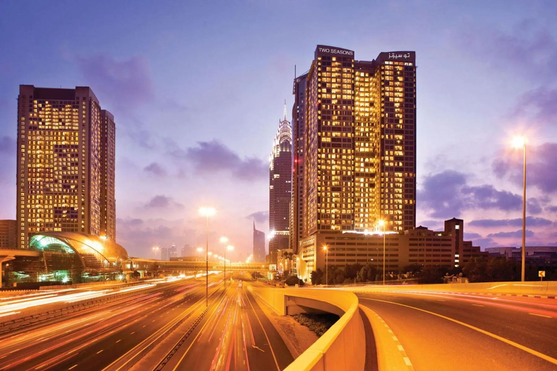 Property building in Two Seasons Hotel & Apartments