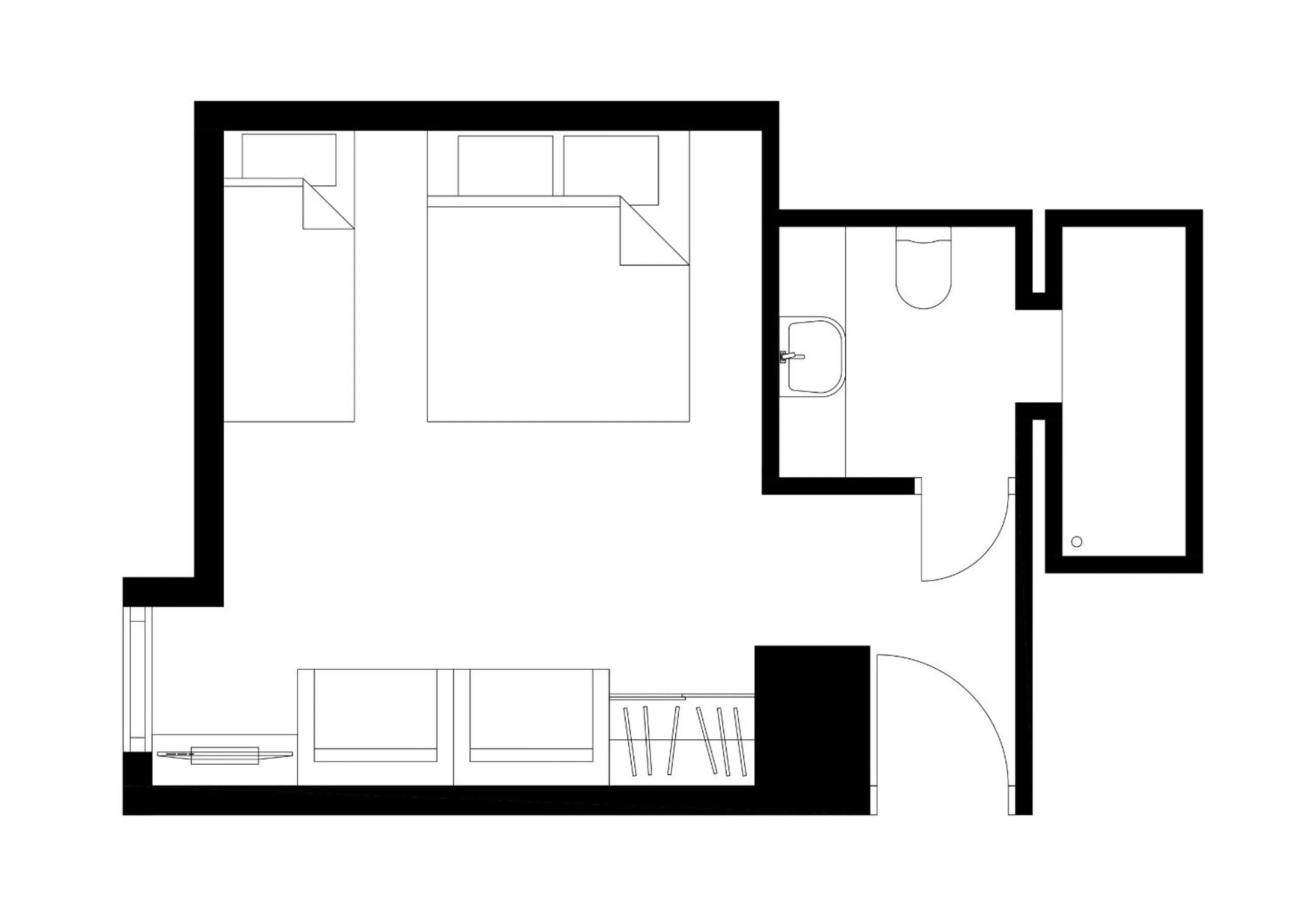 Floor plan in Villa Fantasia Budget Boutique Hotel